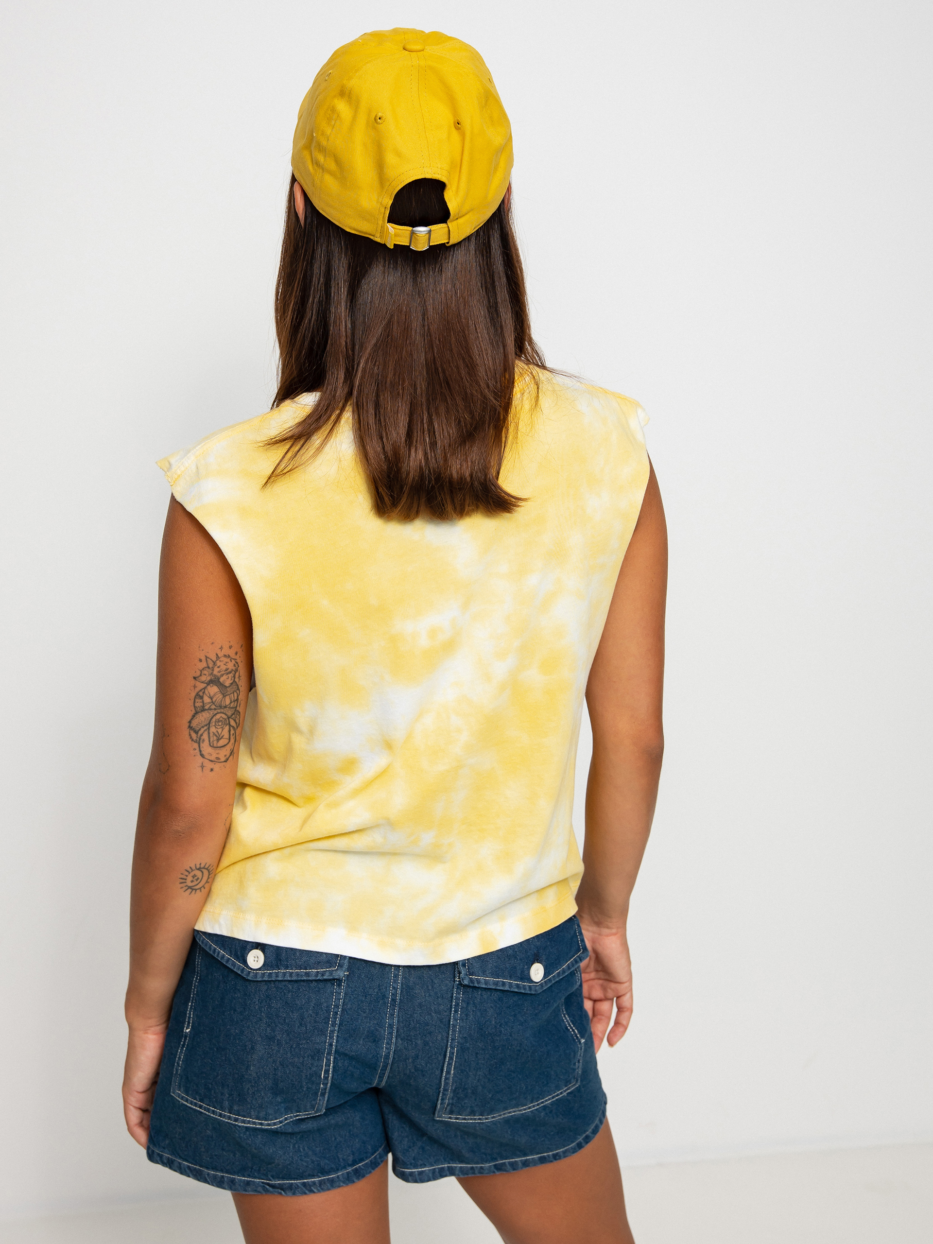 Element Koszulka Skateman Muscle T-shirt Wmn (cream gold tie)