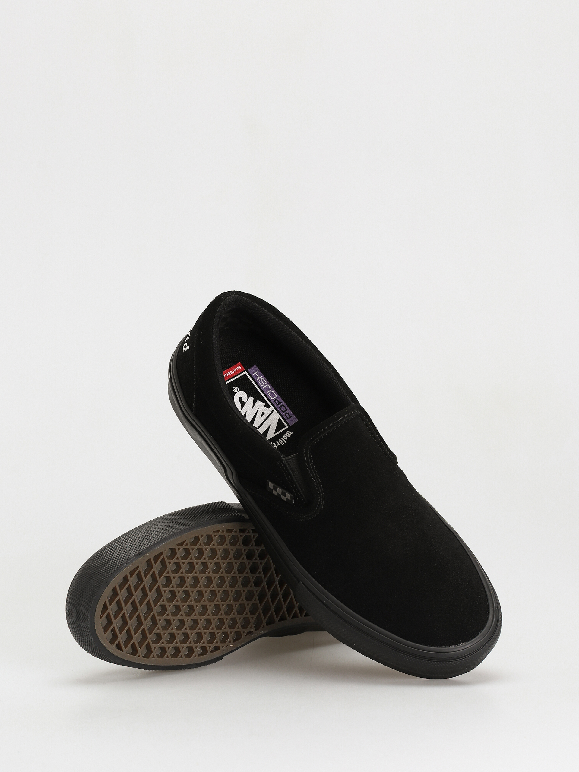 Vans X Motorhead Skate Slip On Shoes (black/black)