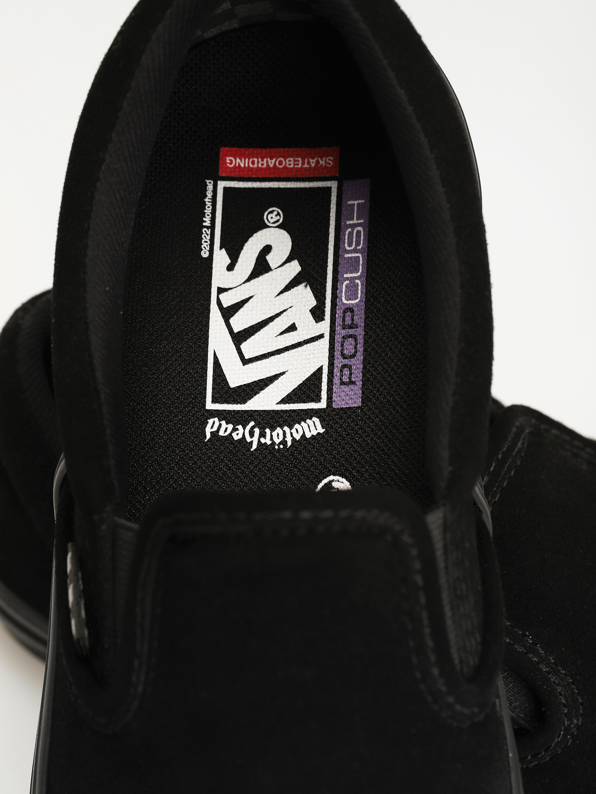 Vans X Motorhead Skate Slip On Shoes (black/black)