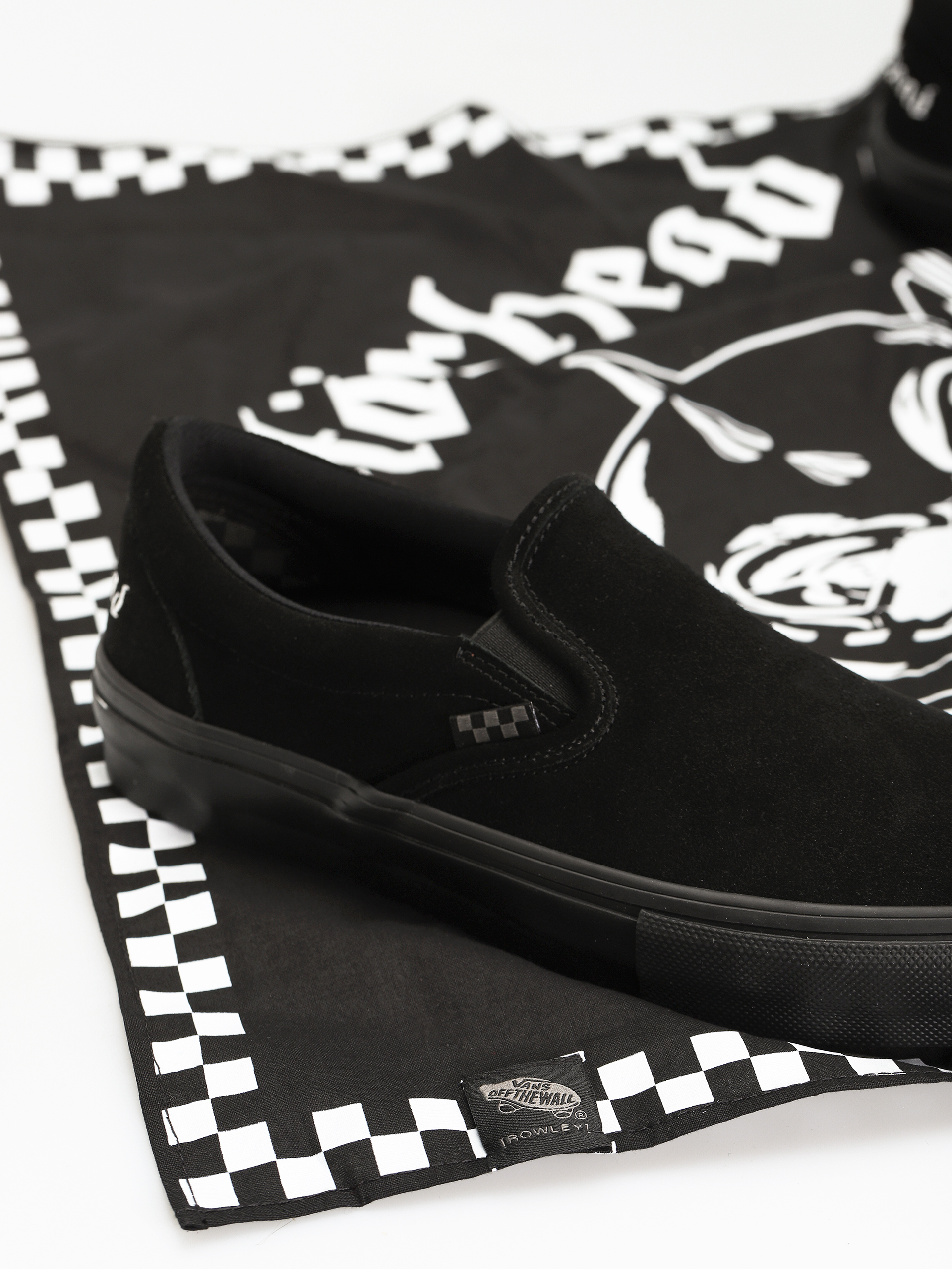 Vans X Motorhead Skate Slip On Shoes (black/black)