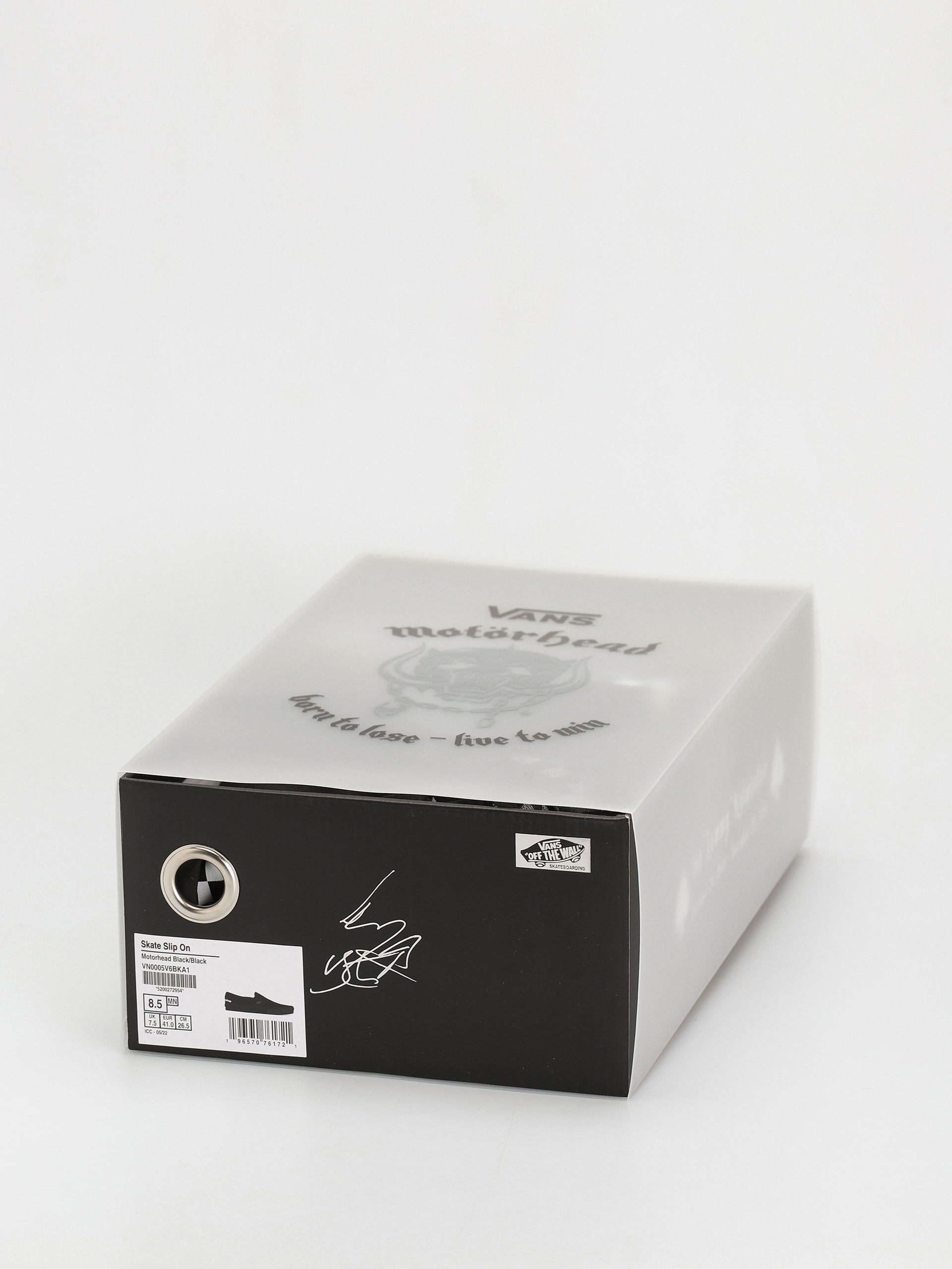 Vans X Motorhead Skate Slip On Shoes (black/black)