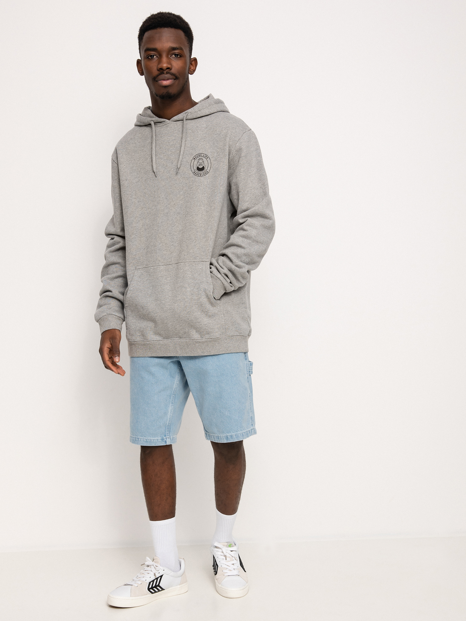 Macba Life Og Logo HD Hoodie (heather grey)
