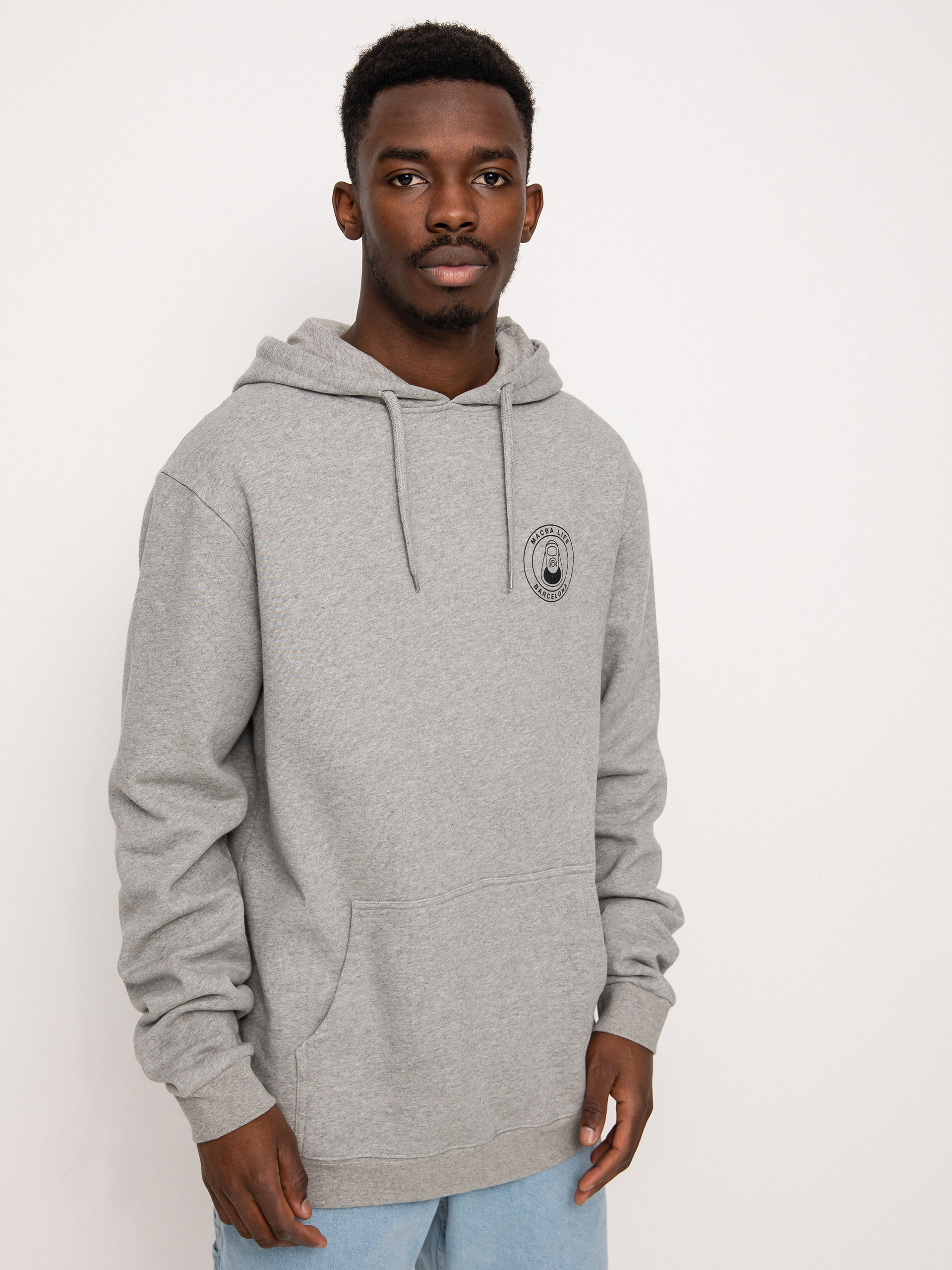 Macba Life Og Logo HD Hoodie (heather grey)
