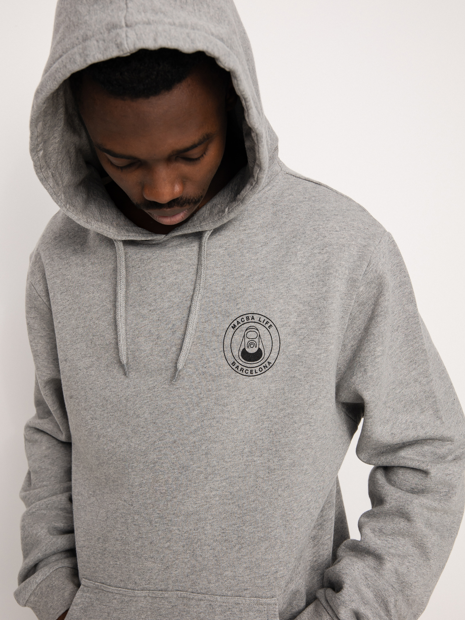 Macba Life Og Logo HD Hoodie (heather grey)
