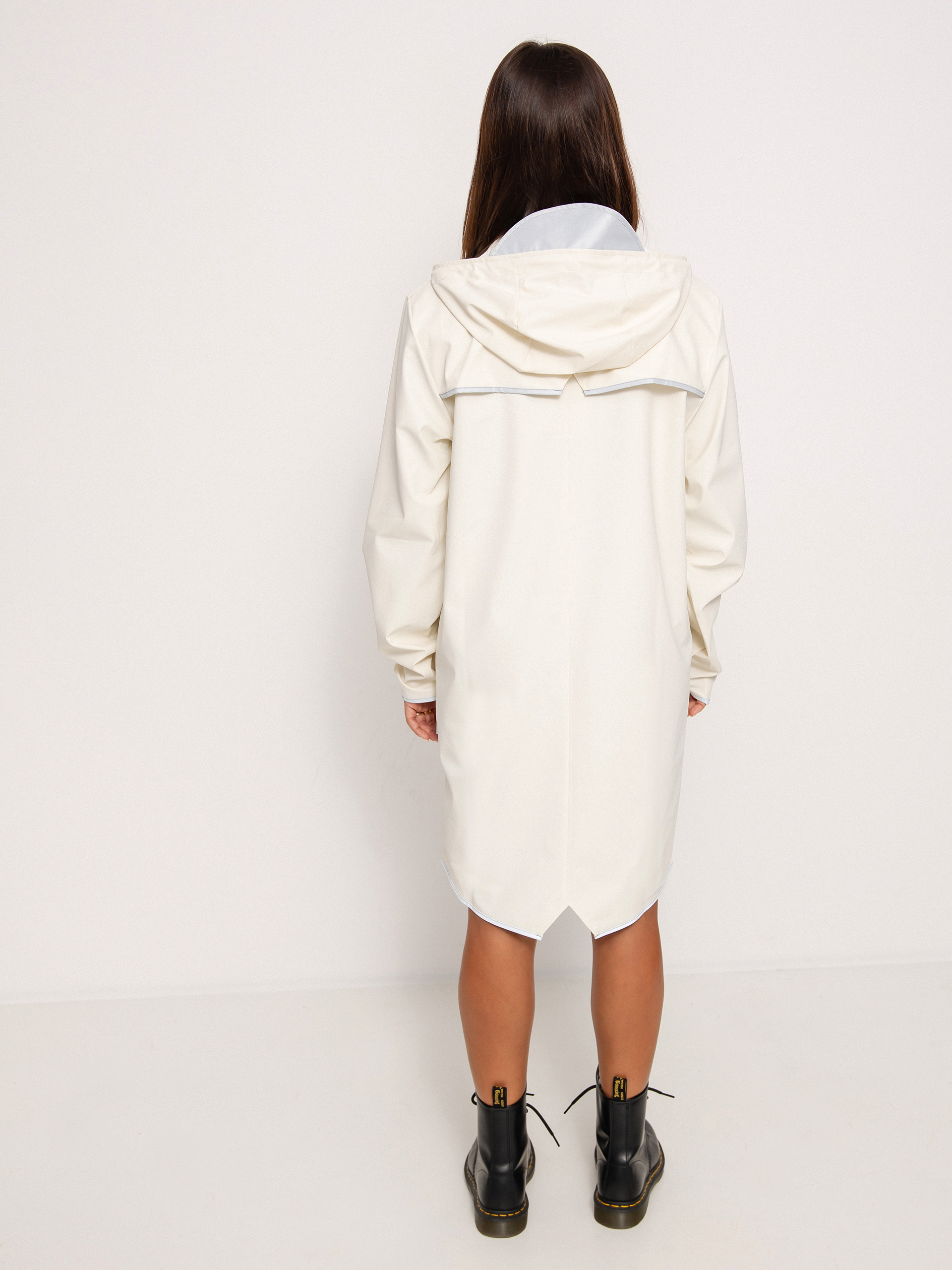 Rains Long Jacket Reflective Jacket Wmn 