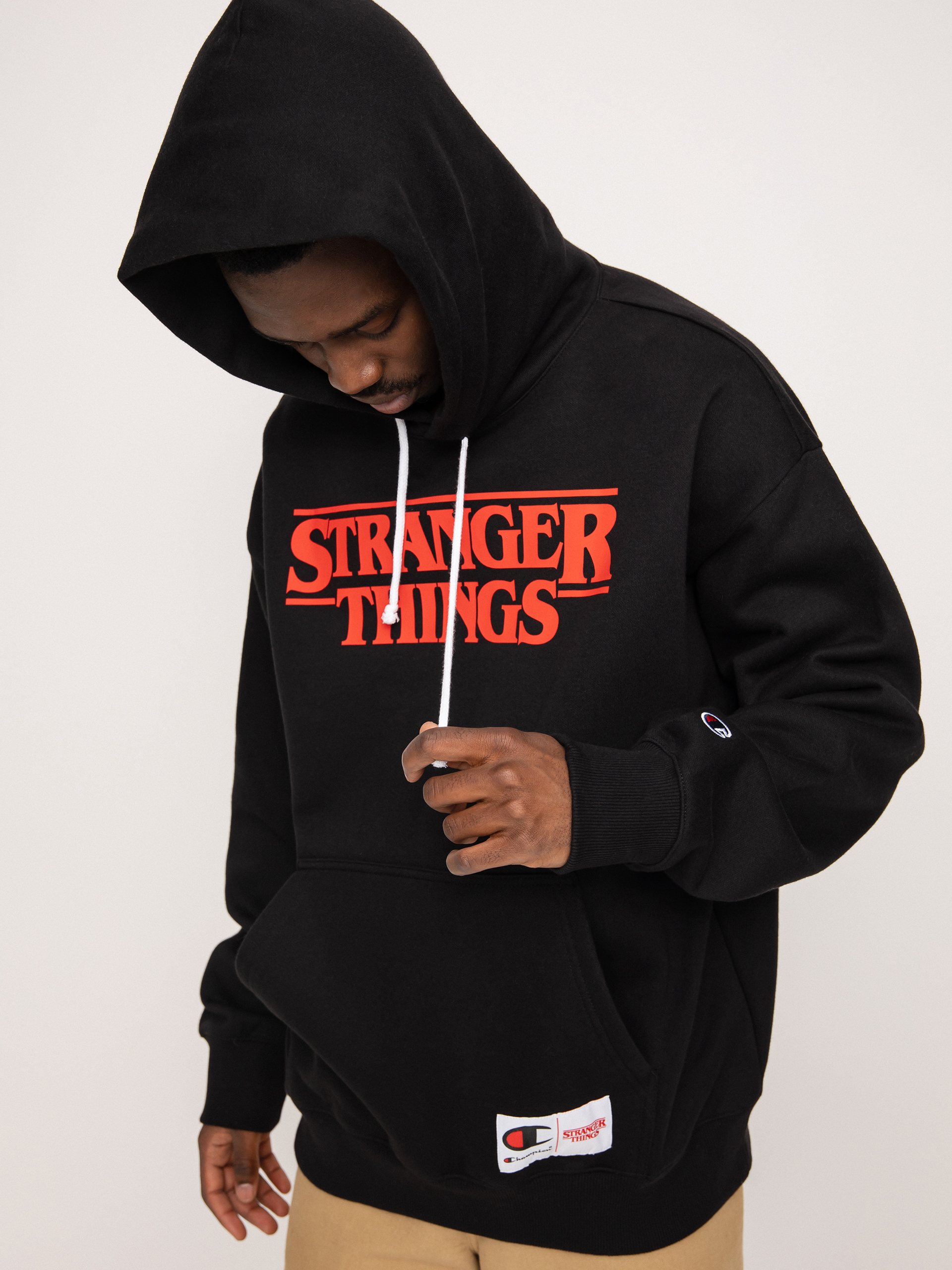 Champion X Stranger Things Hooded Sweatshirt 217780 HD Hoodie (nbk)