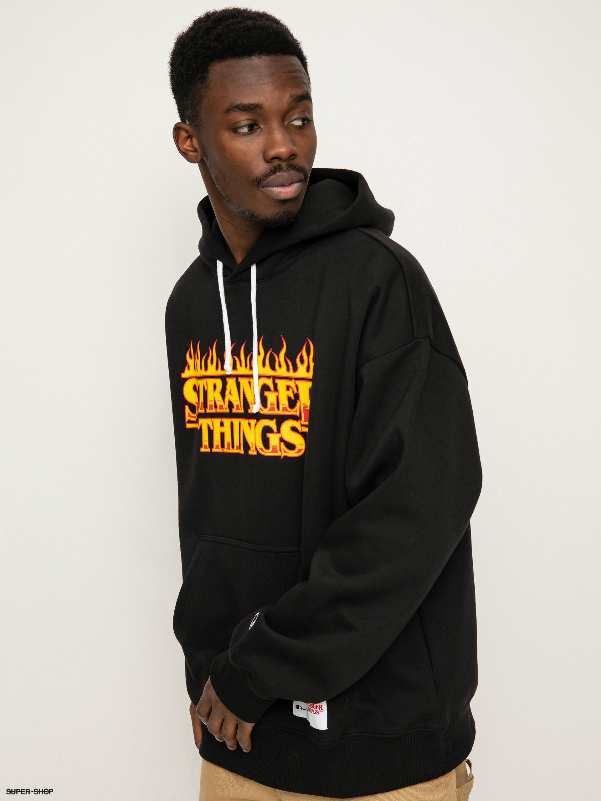 Stranger things sale hoodie black