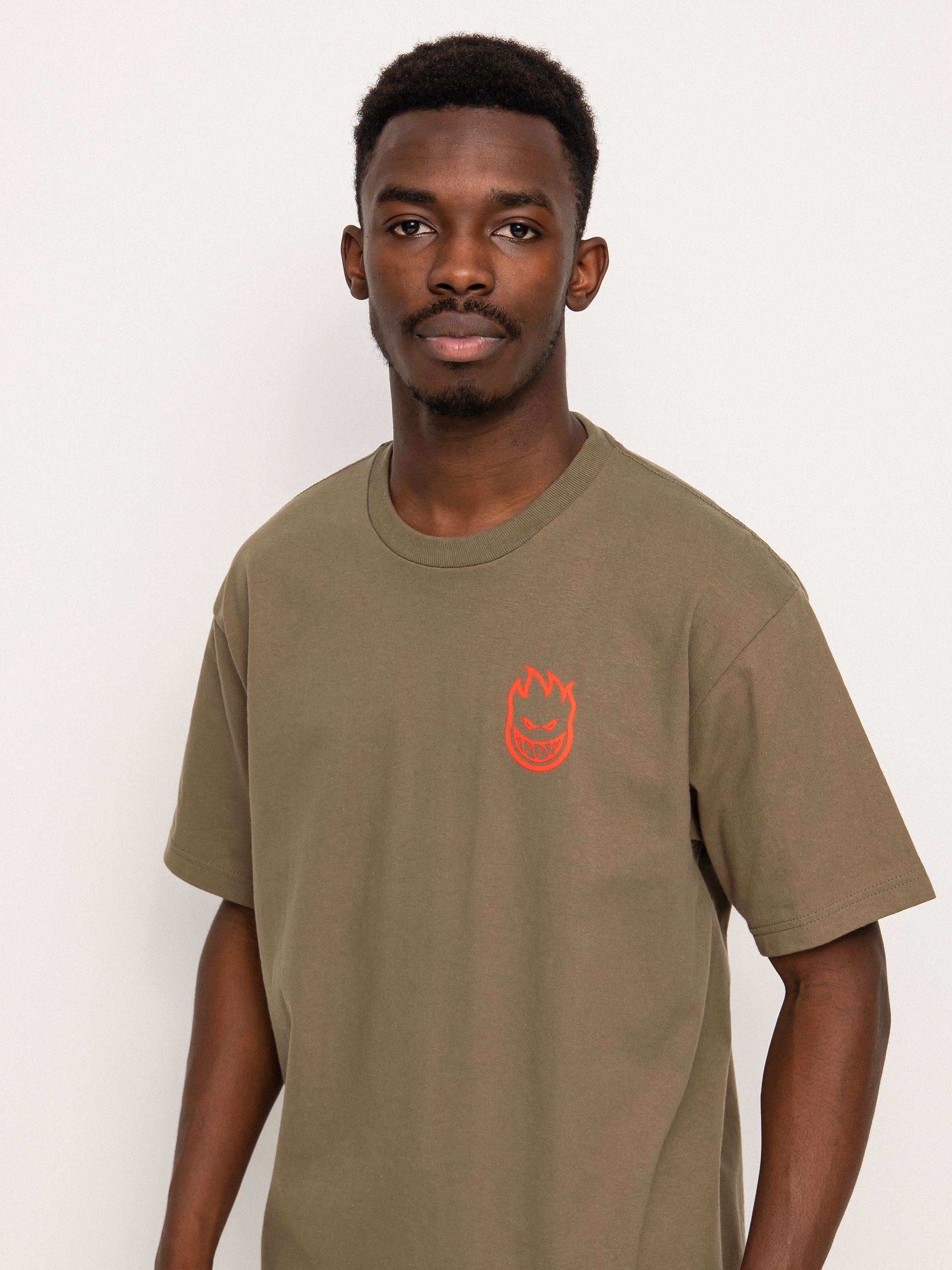 Spitfire Lil Bghd T-shirt (military green/red)