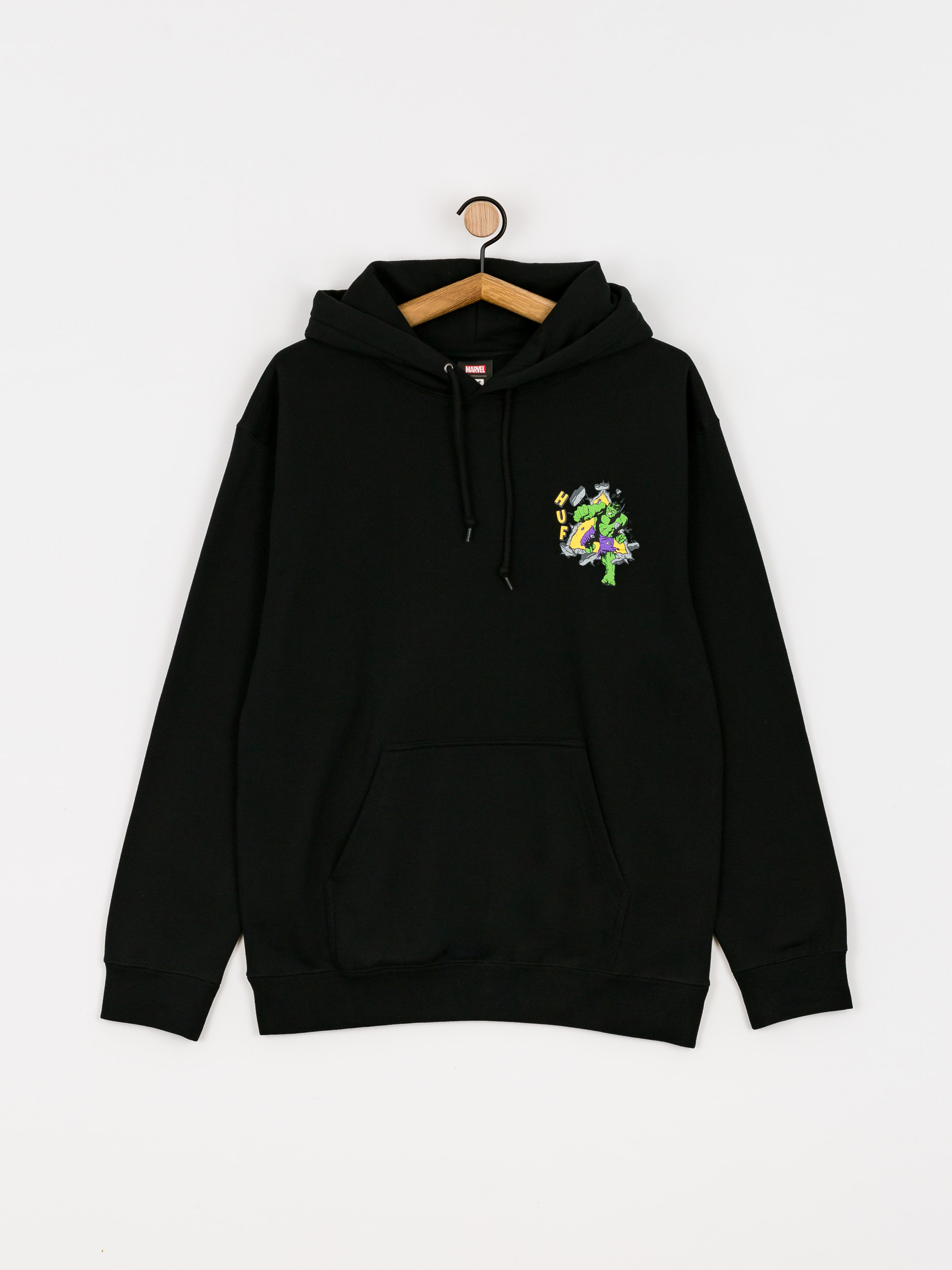 HUF X Marvel Hulk Triple Triangle HD Hoodie (black)