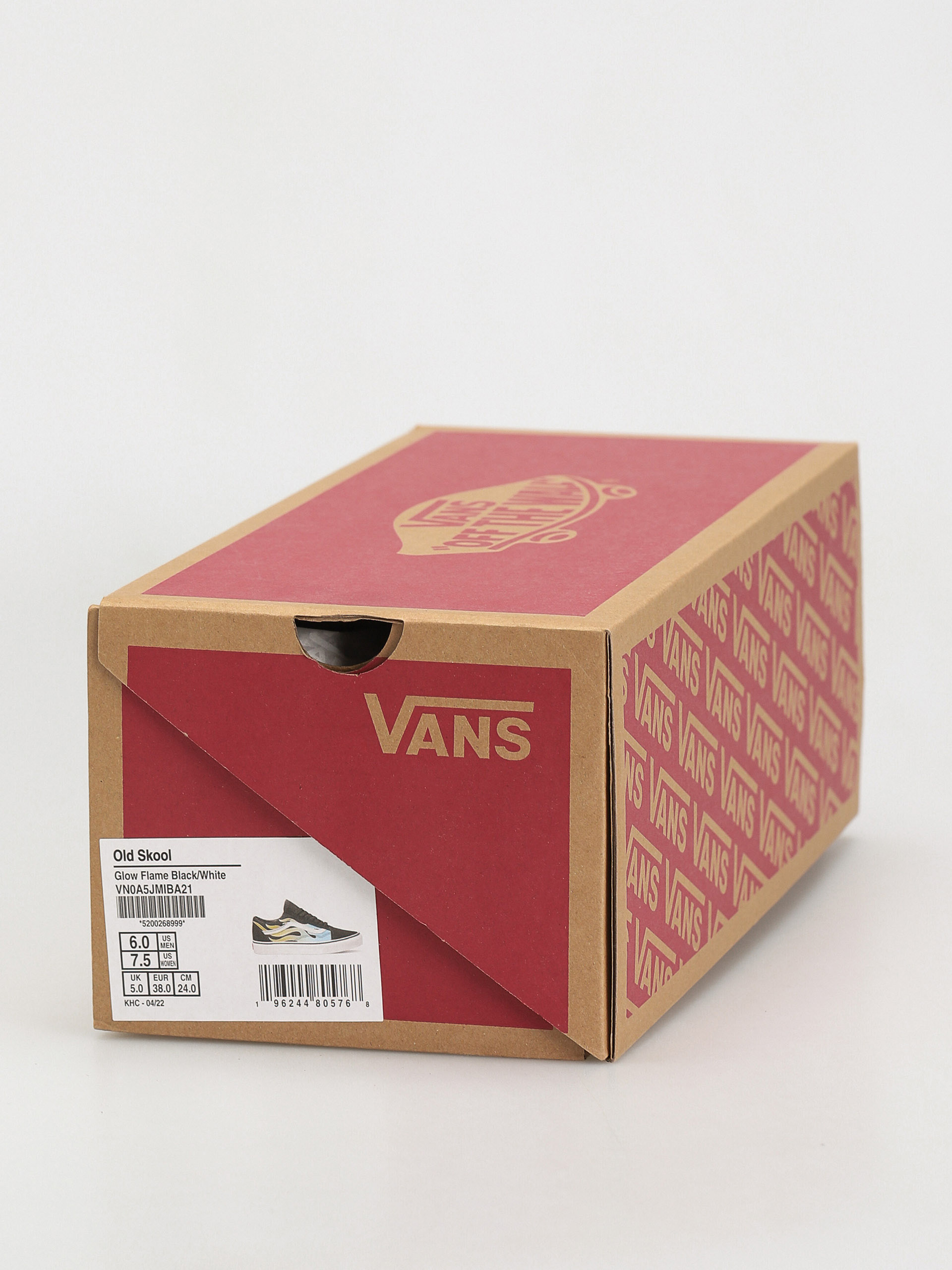 vans old skool glow flame