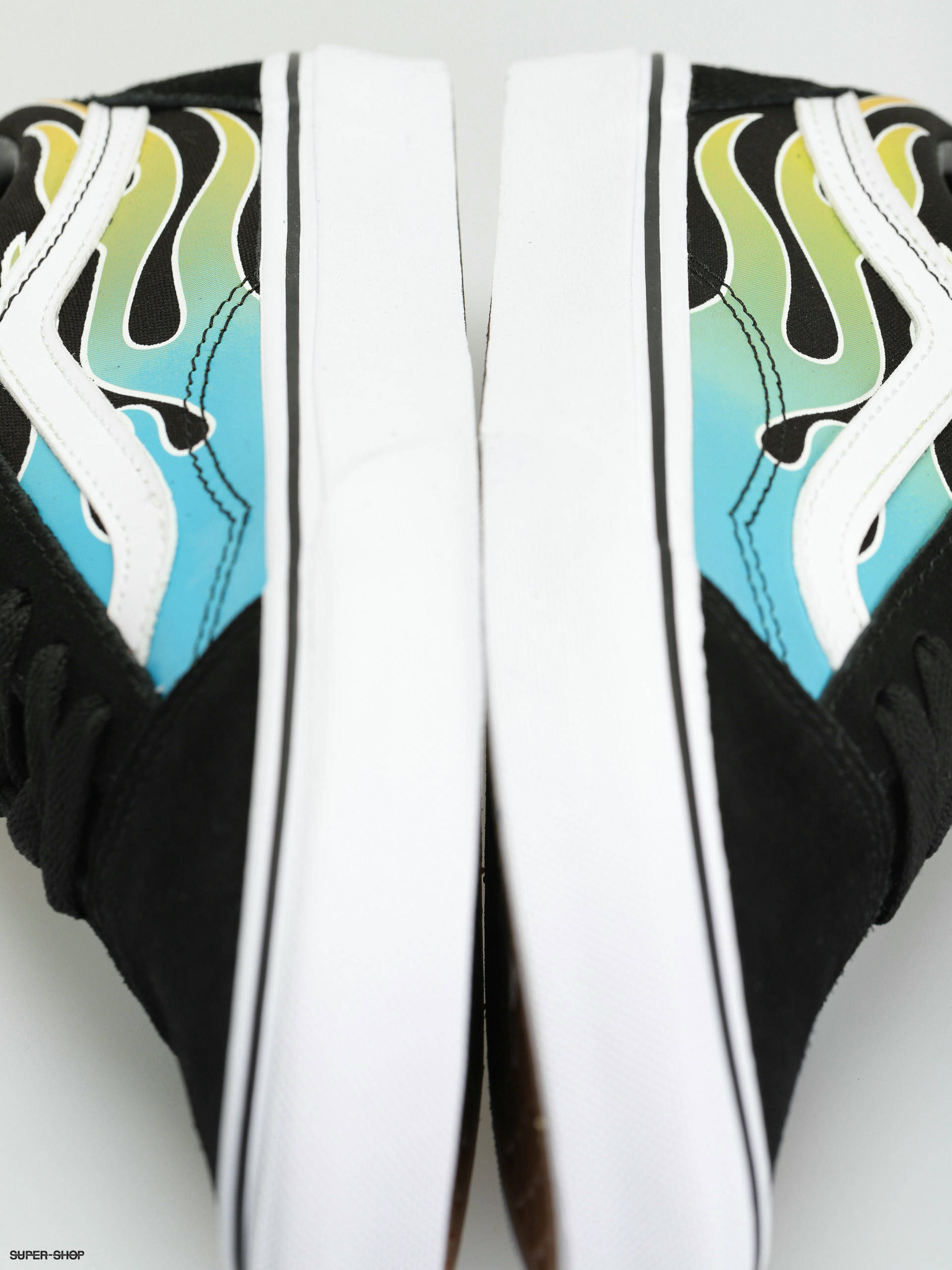 Vans Old Skool Shoes (glow flame black/white)