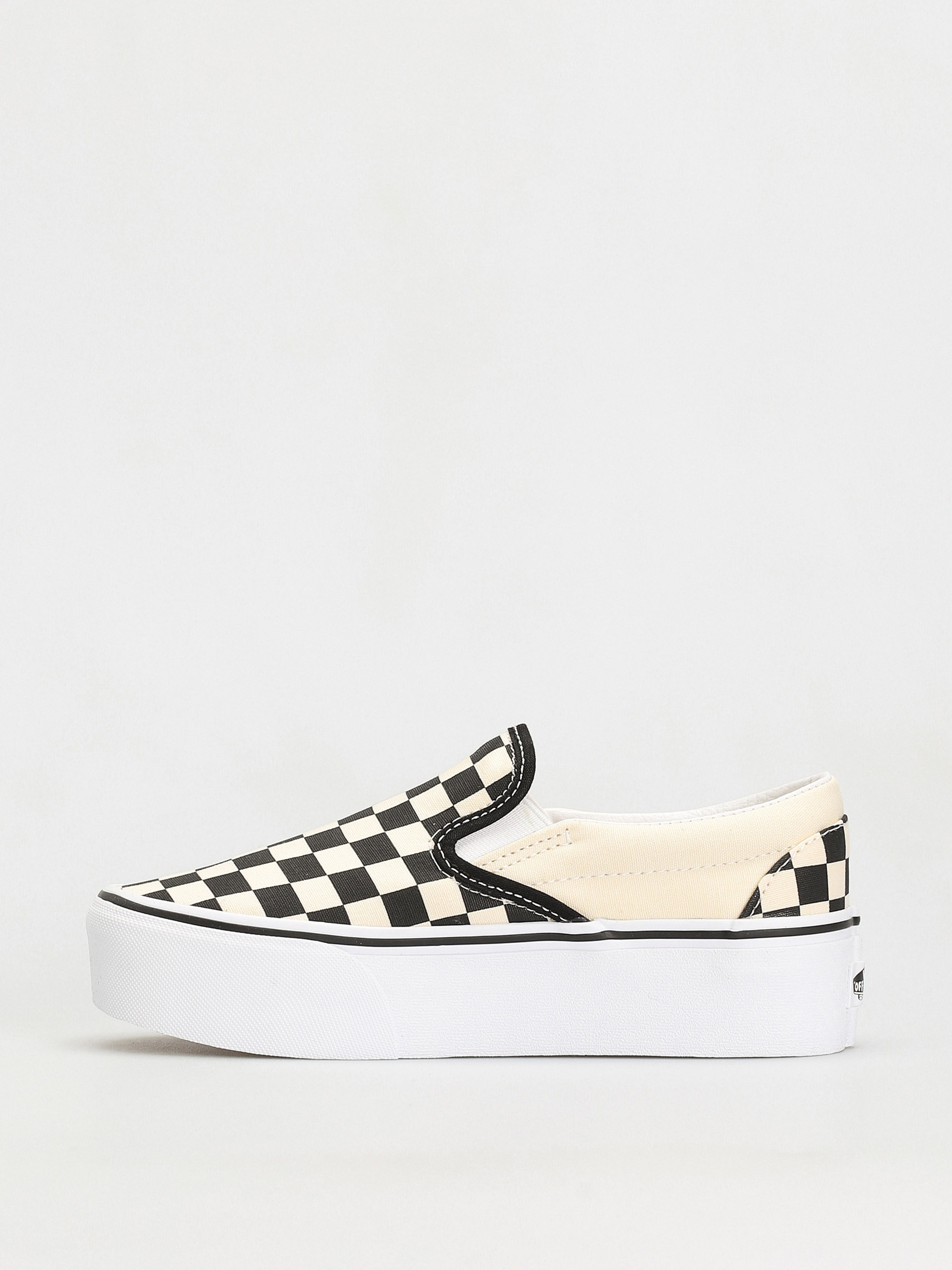 Vans Classic Slip On Stackform Schuhe (checkerboard black/classic white)