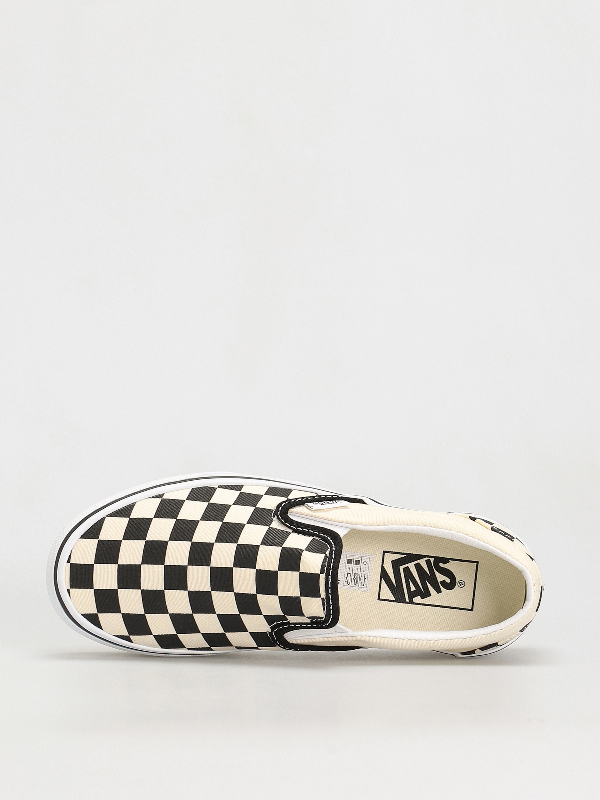 Vans Classic Slip On Stackform Schuhe (checkerboard black/classic white)