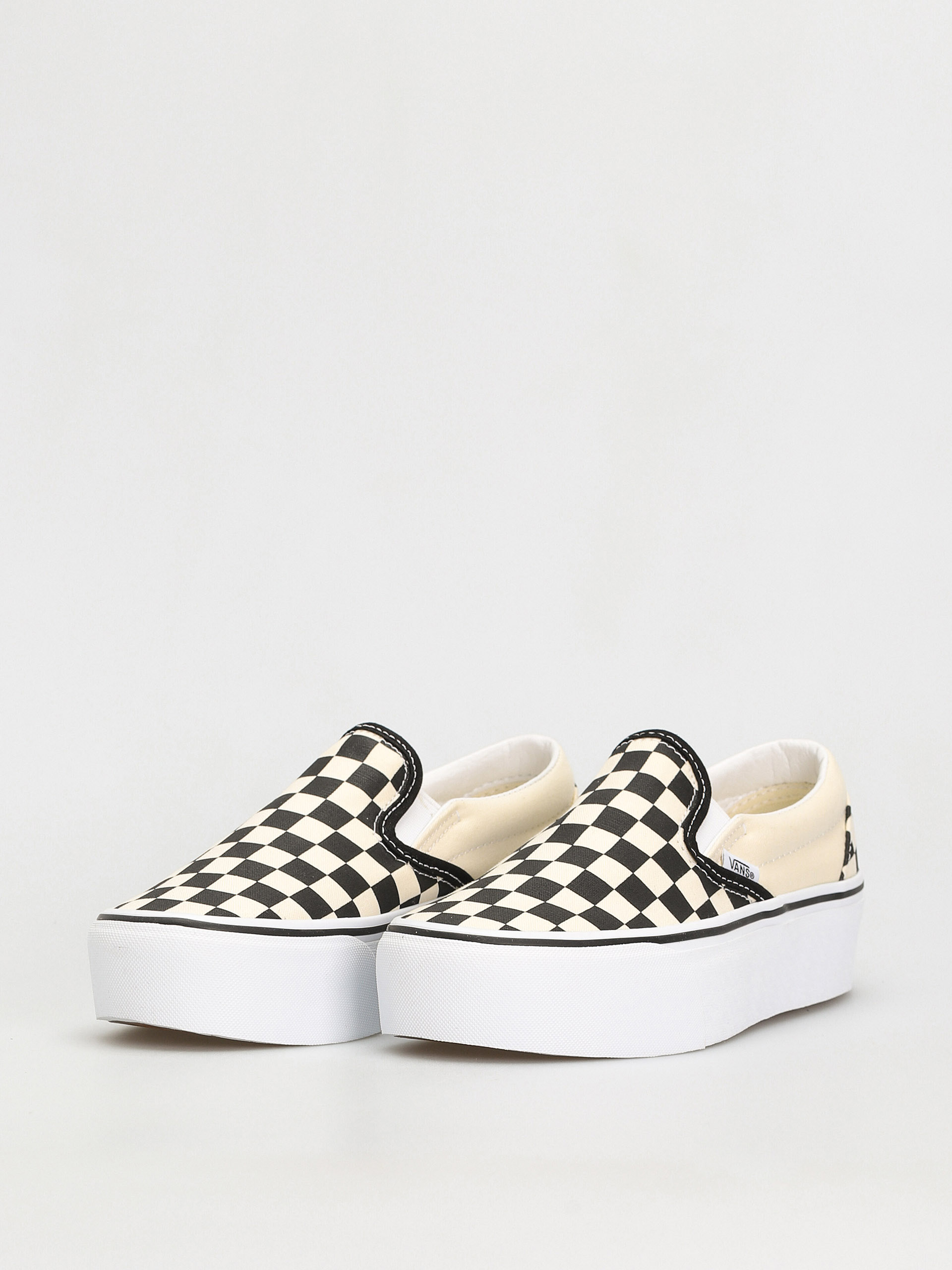 Vans Classic Slip On Stackform Schuhe (checkerboard black/classic white)