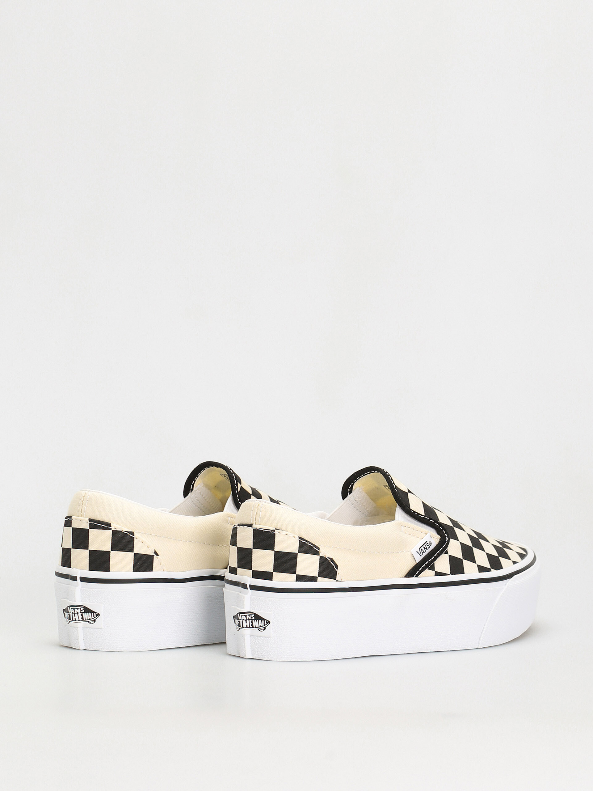 Vans Classic Slip On Stackform Schuhe (checkerboard black/classic white)