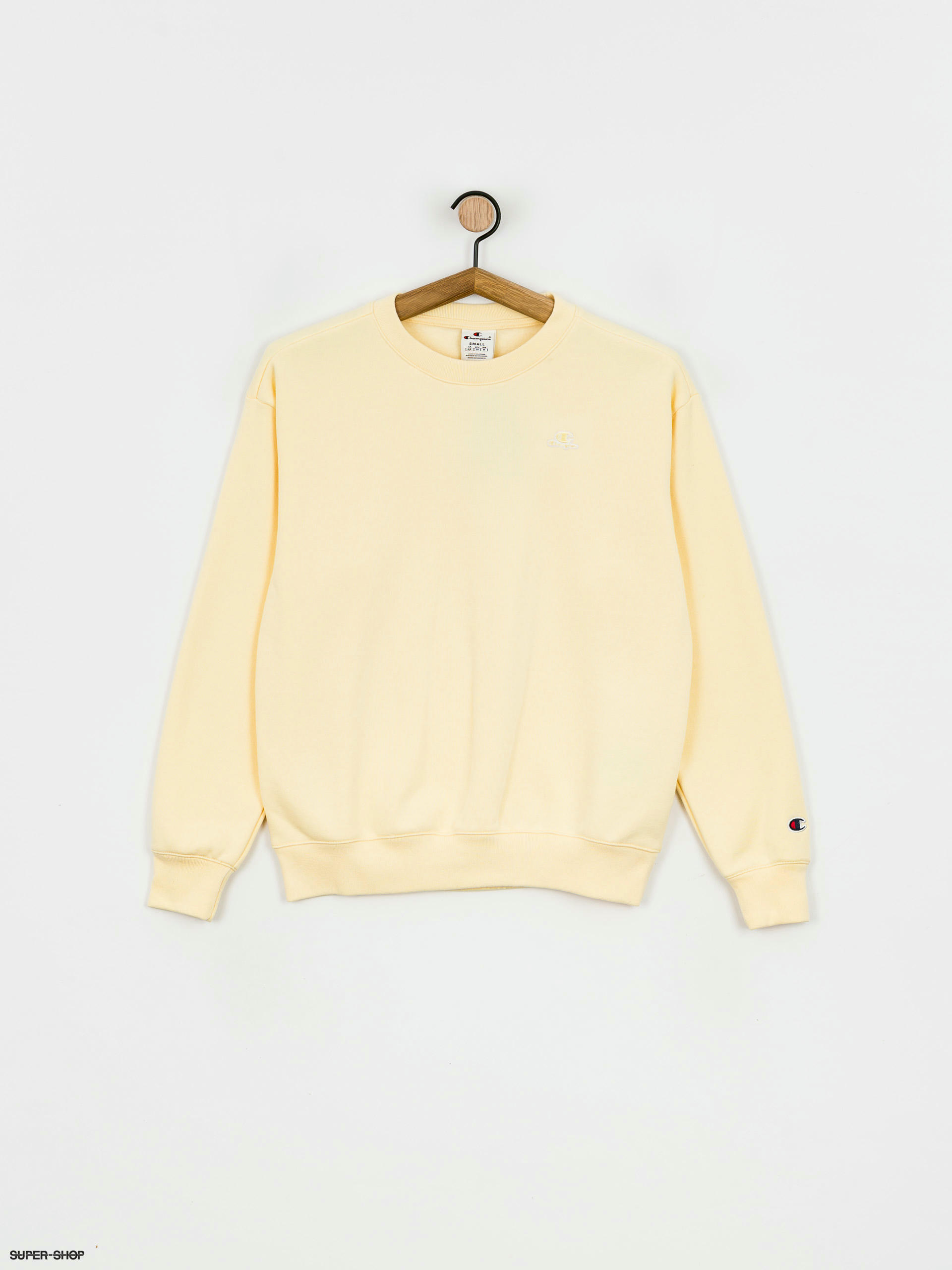 Light yellow discount champion crewneck sweatshirt