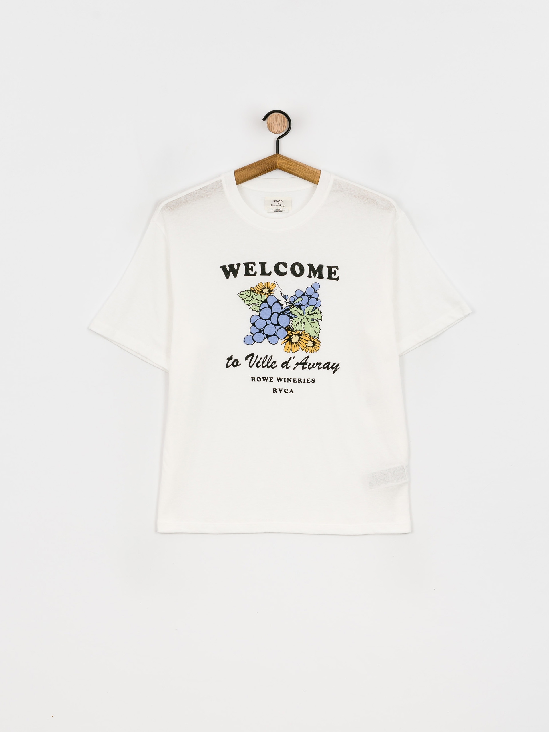 RVCA Rowe Wineries T-shirt Wmn (vintage white)