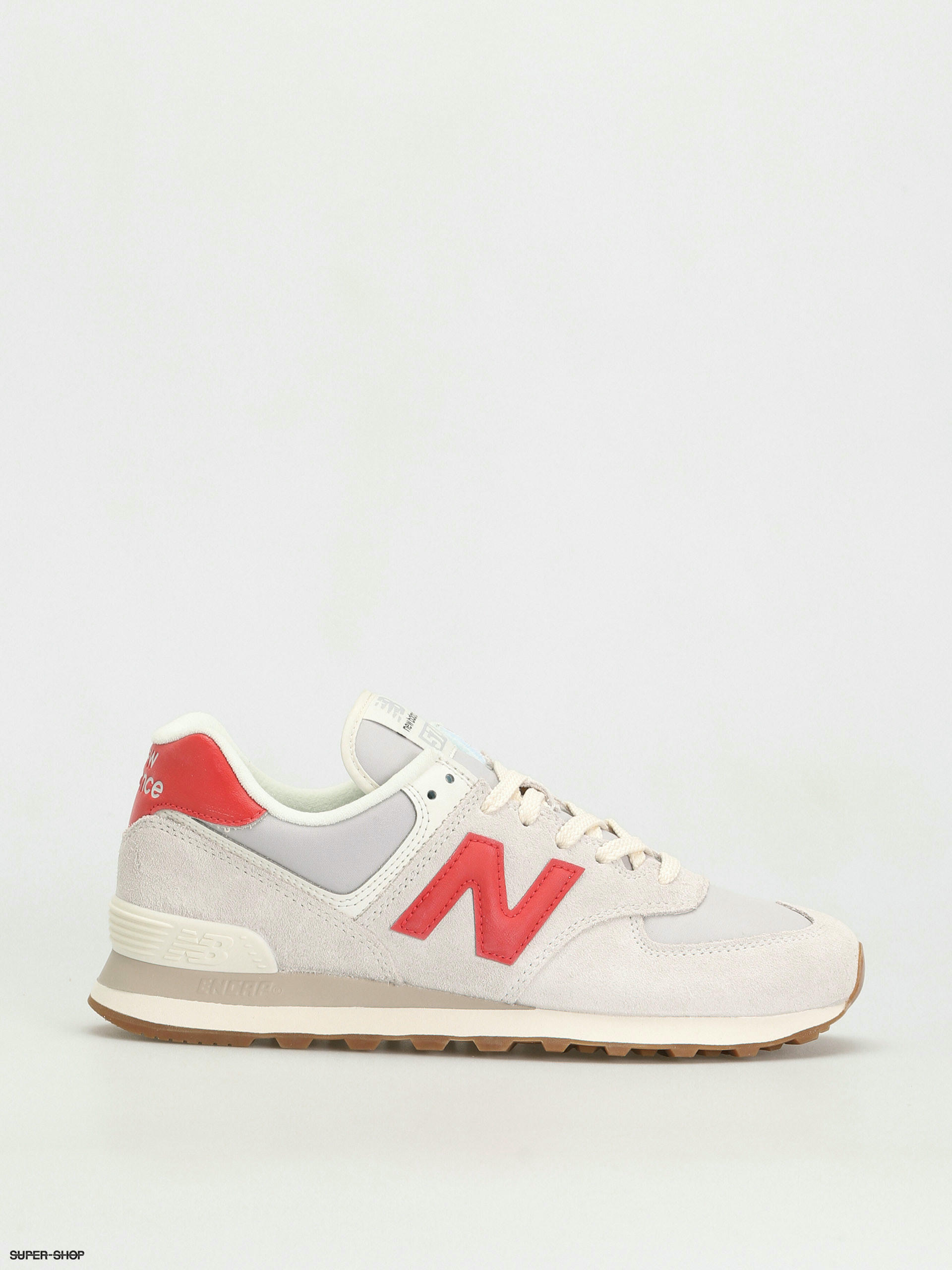 New balance 574 store red and grey