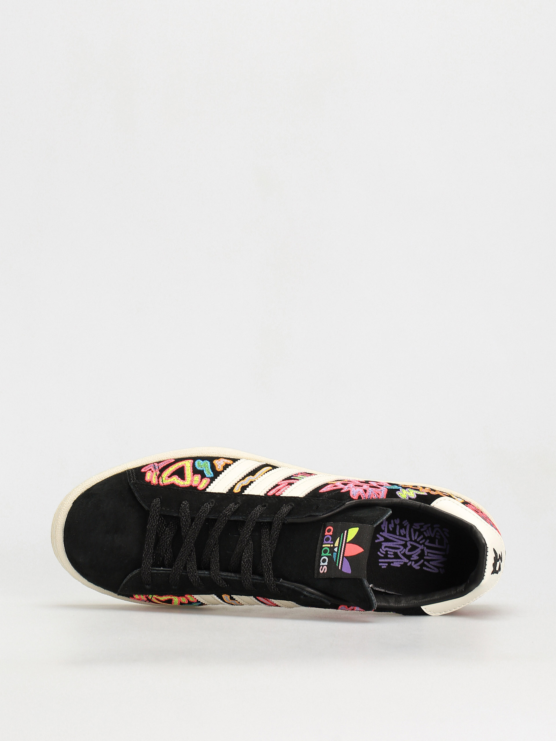 adidas Originals Campus 80S Pride Shoes (owhite/cblack/owhite)
