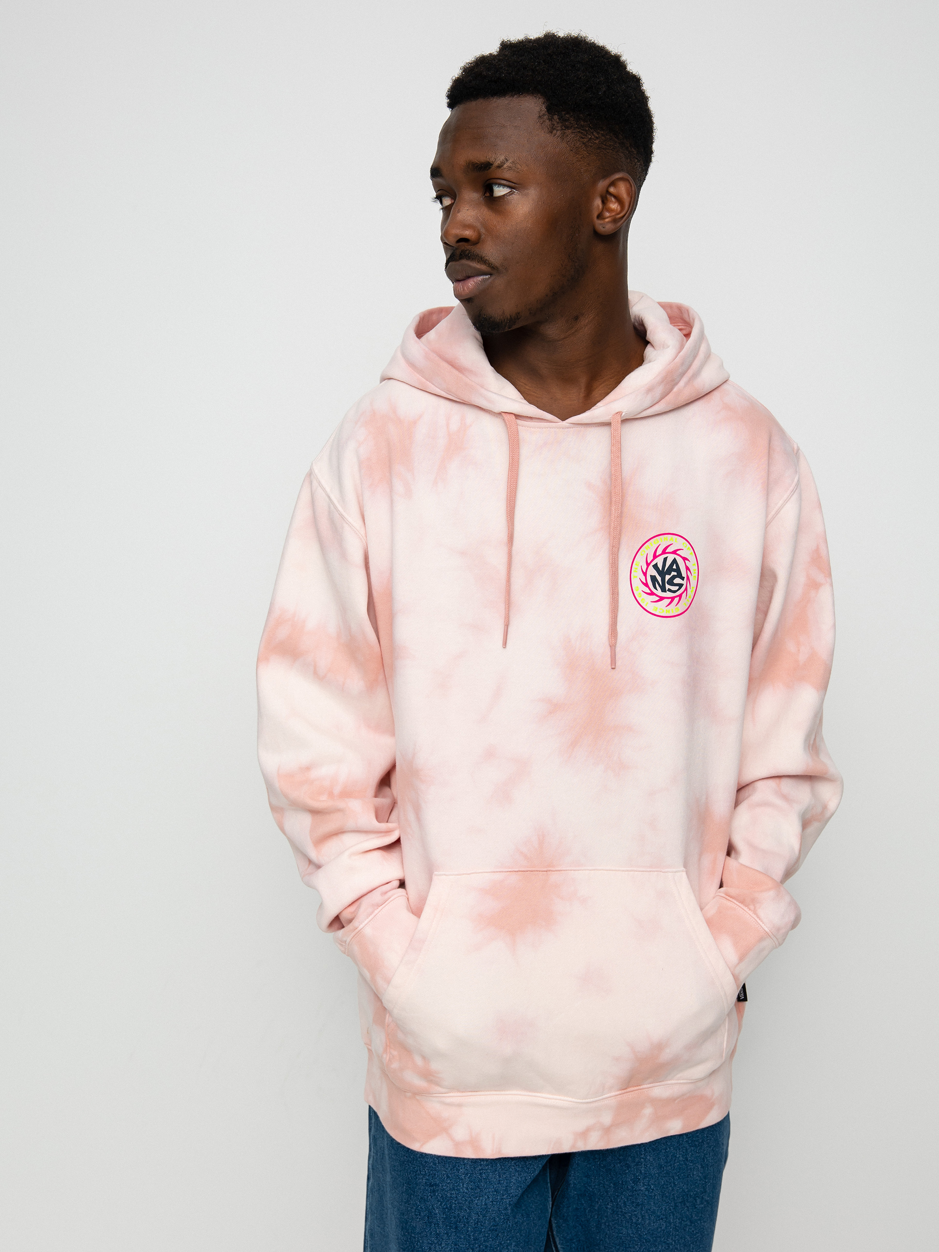 vans pink tie dye hoodie