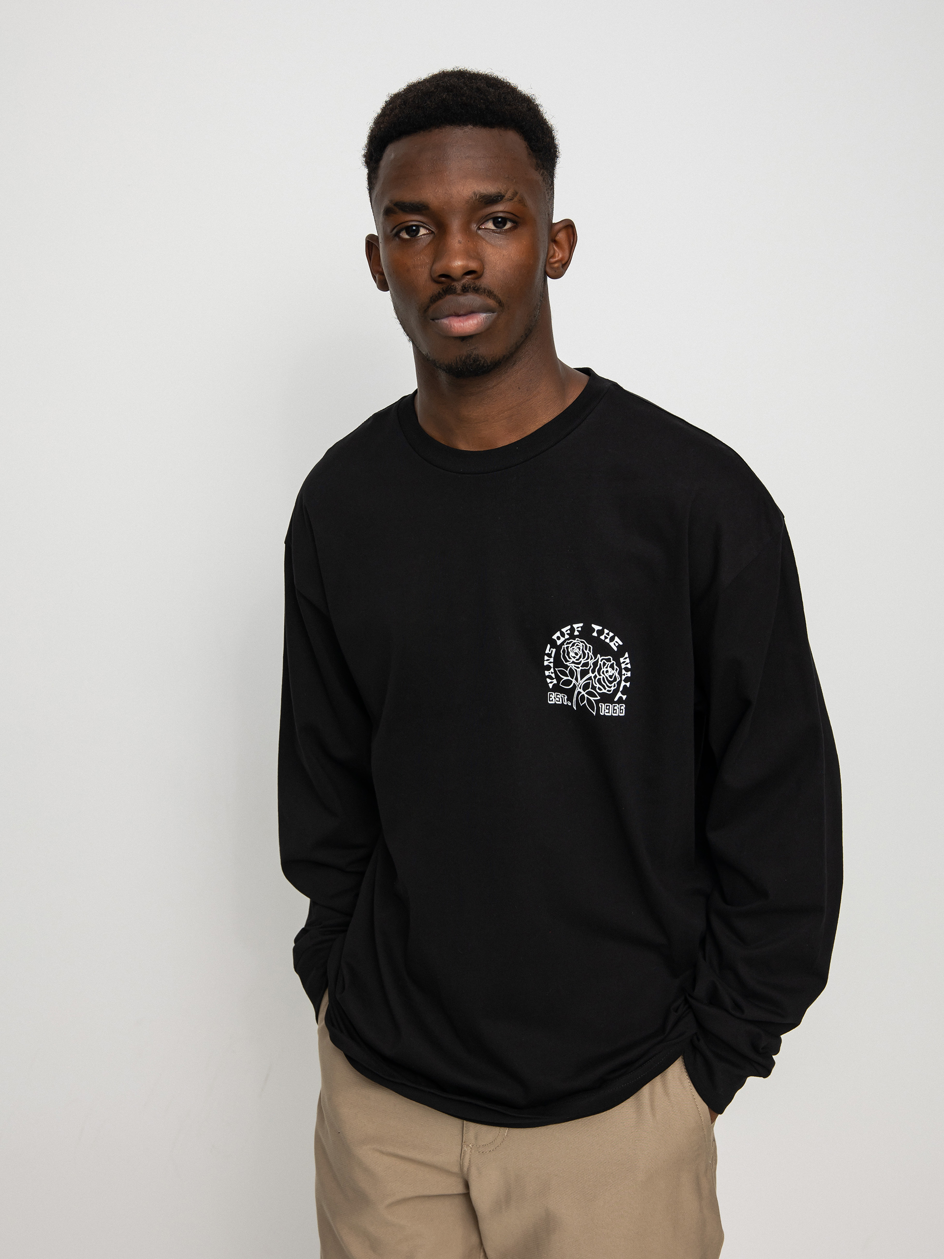 long sleeve black vans shirt