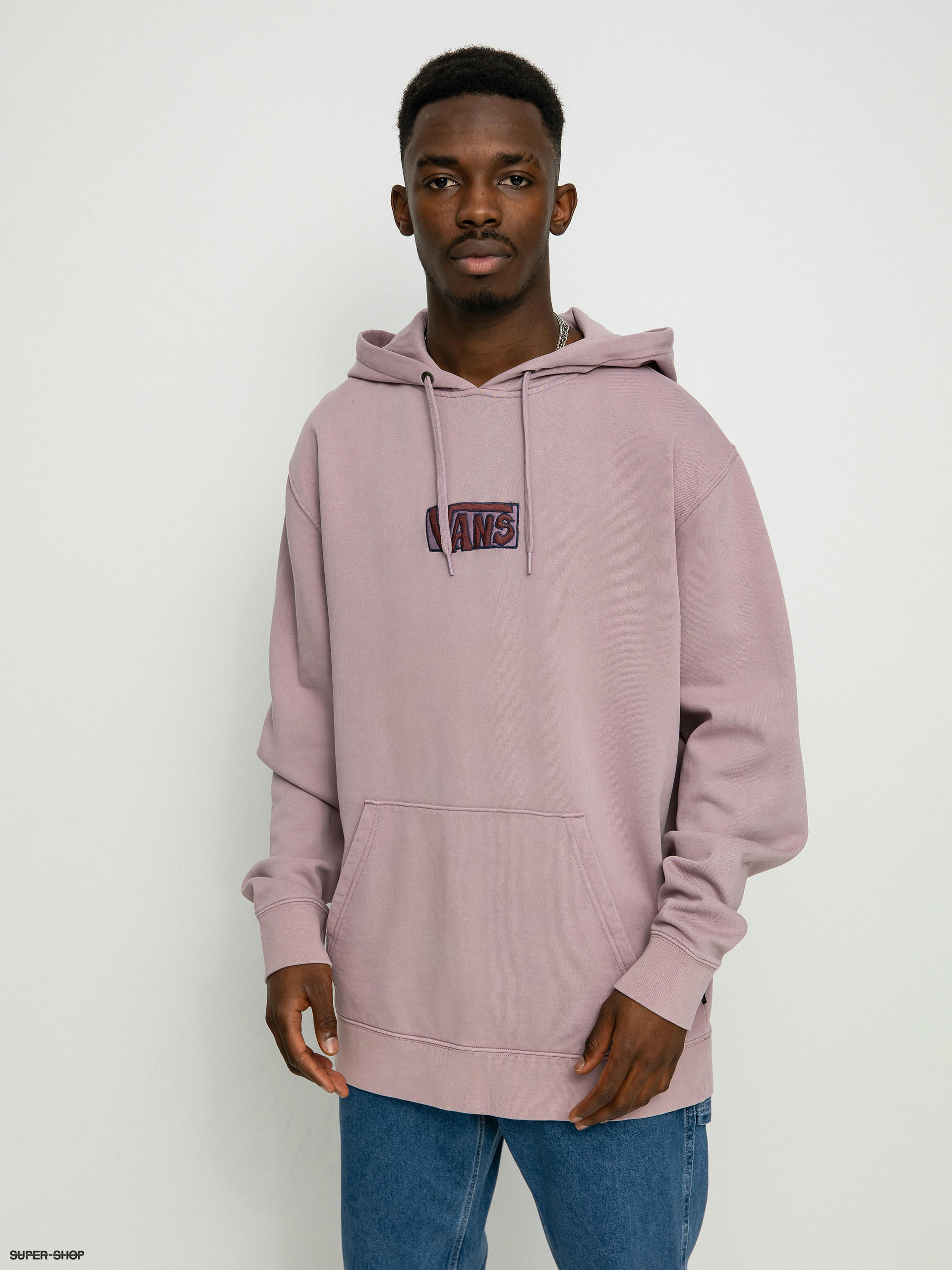 Mens pink vans hoodie online