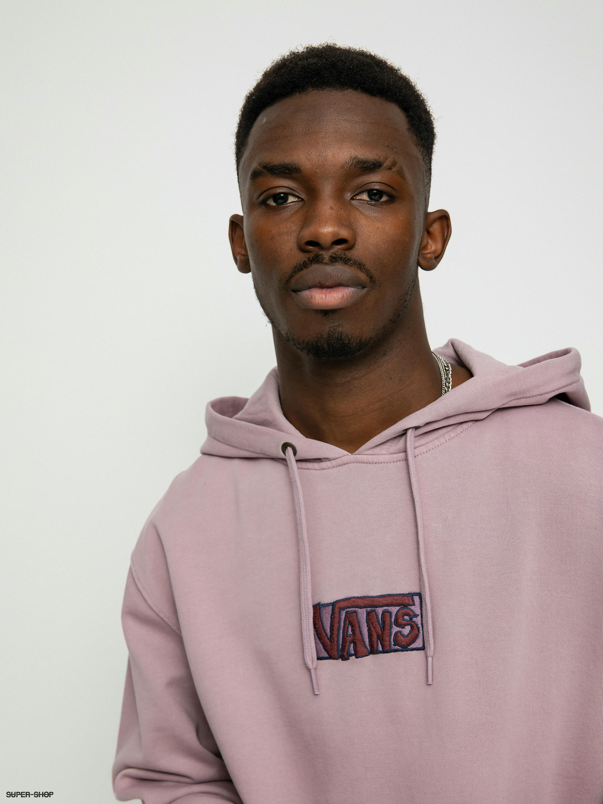 Pink vans shop jumper mens