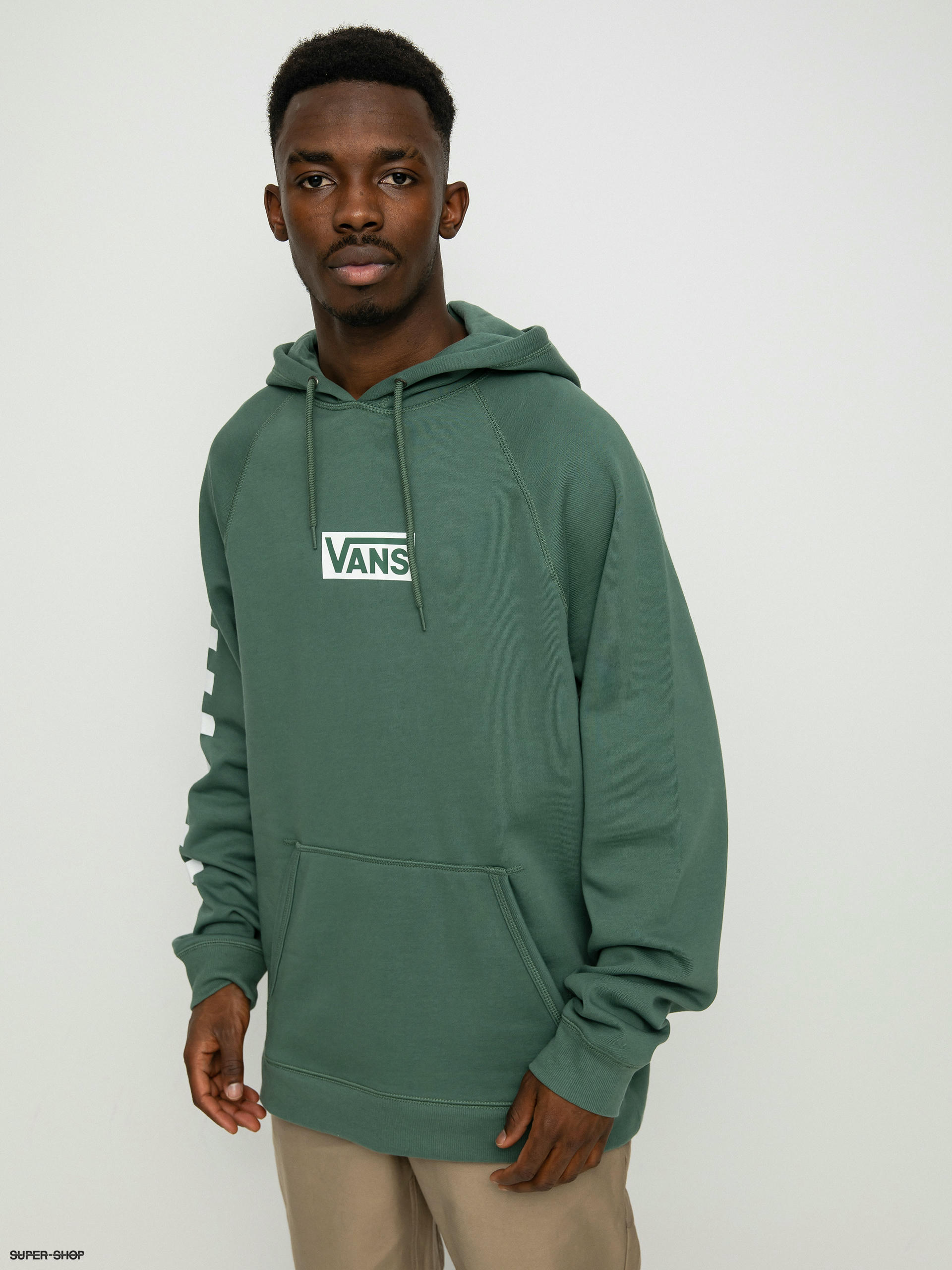 vans green hoodie