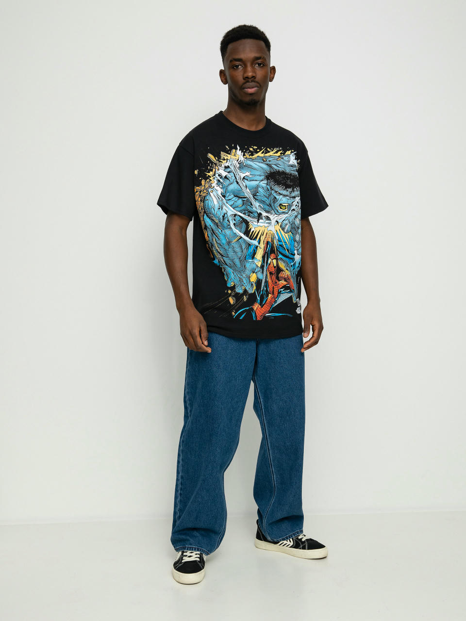 HUF X Marvel Battle T-shirt (black)