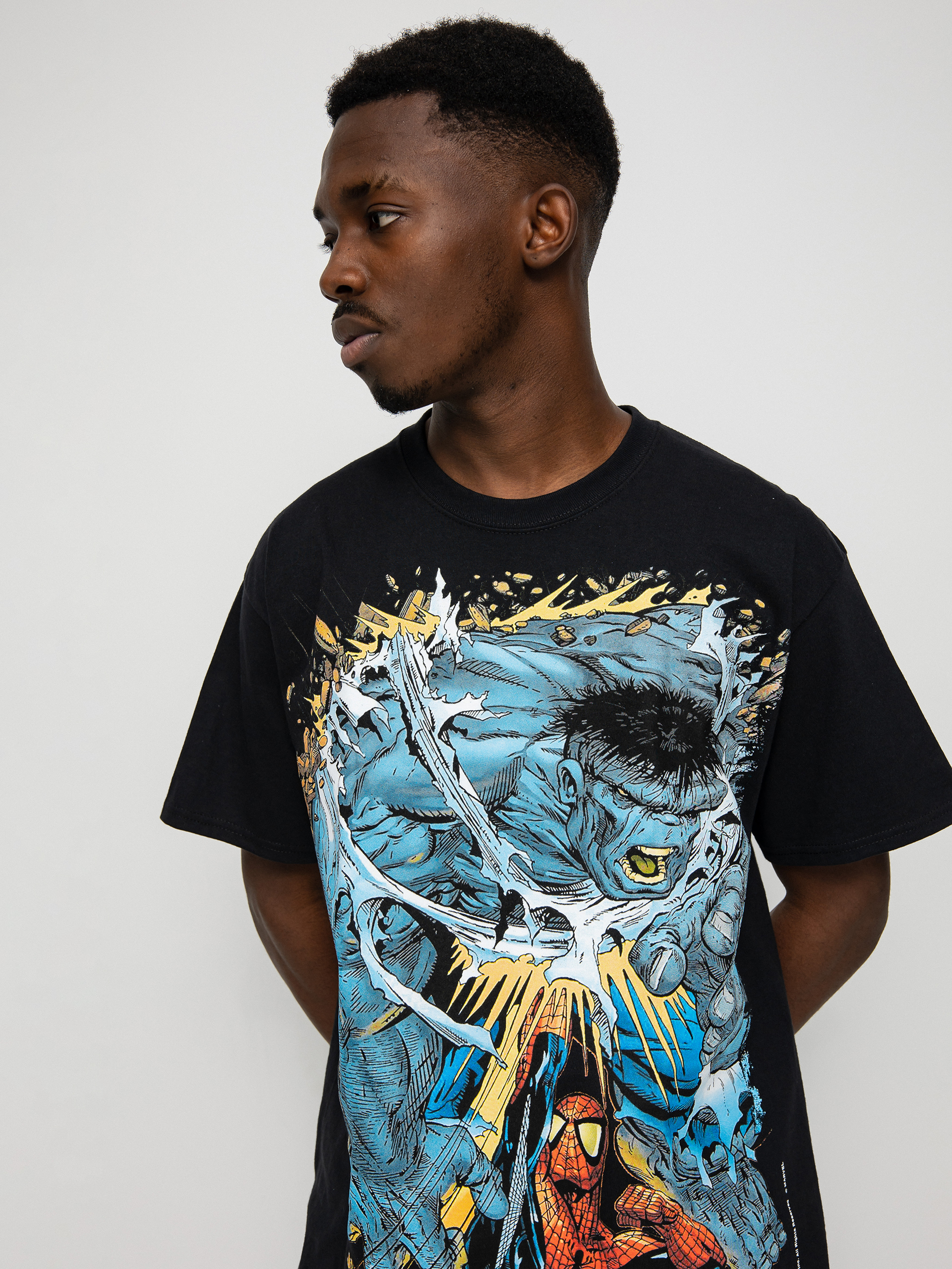 HUF X Marvel Battle T-shirt (black)