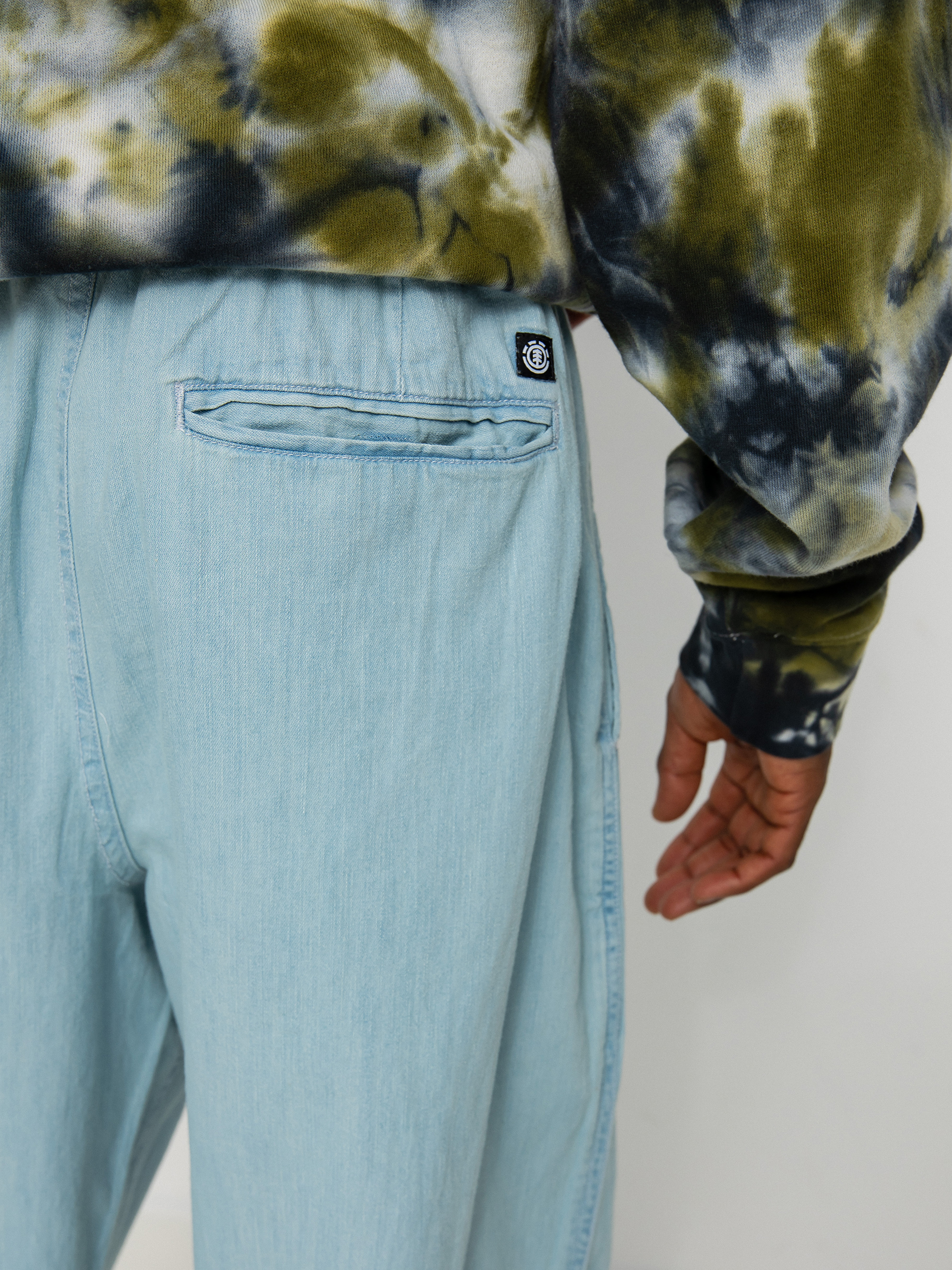 Element Chillin Denim Pants (acid wash)