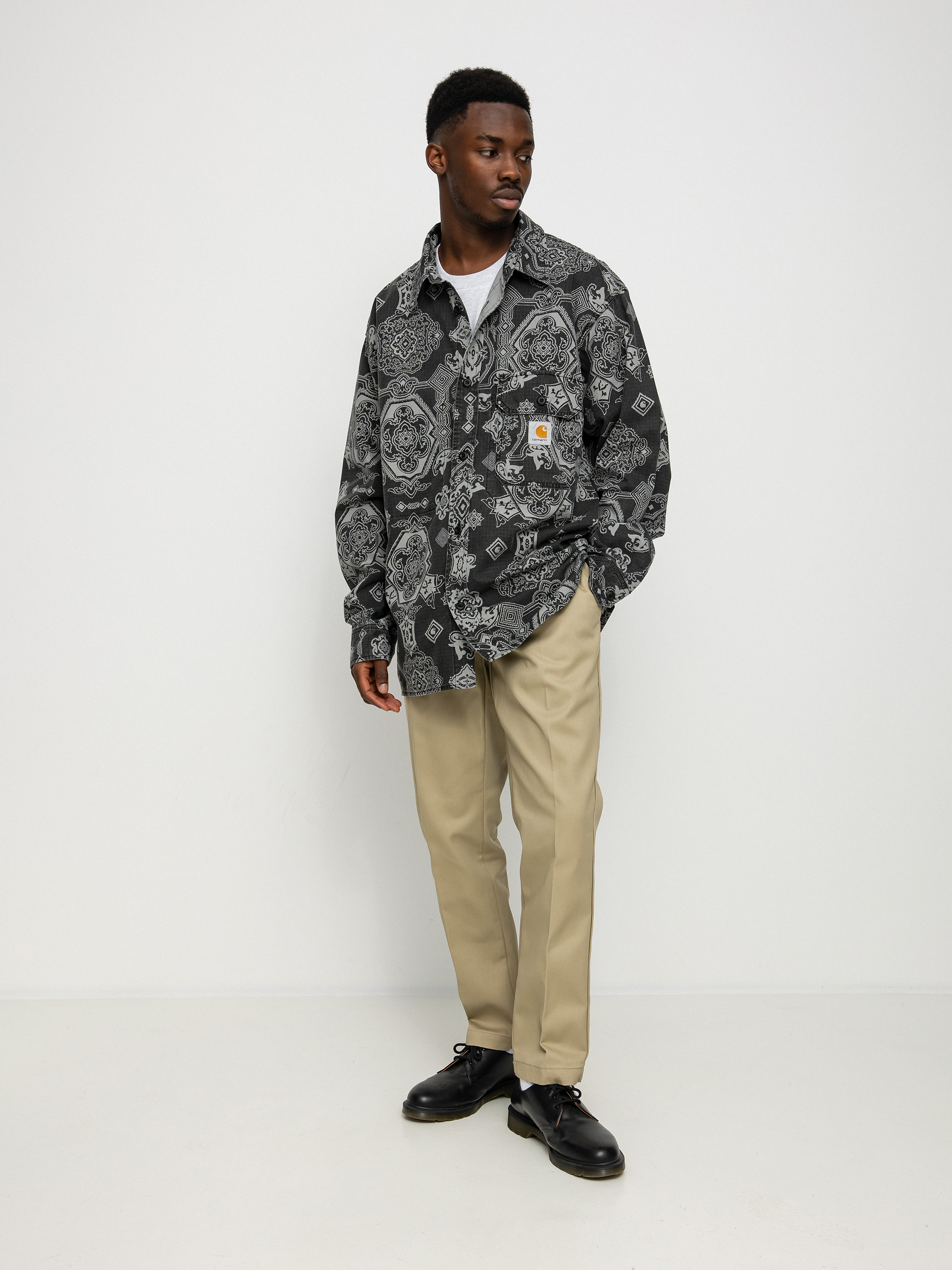 トップス Carhartt wip VERSEE SHIRT Carhartt WIP Light Work T-Shirt | Yosemite / Black | SVD USA
