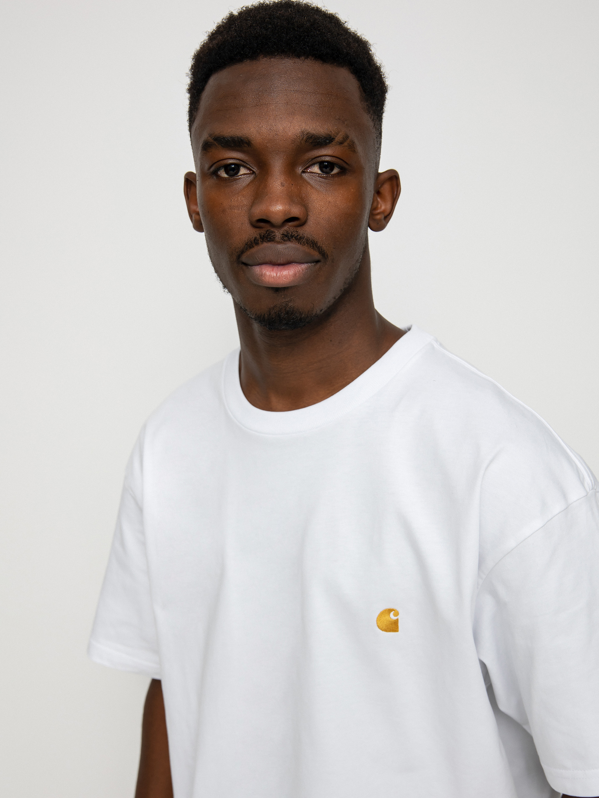 Carhartt WIP Chase T-shirt (white/gold)
