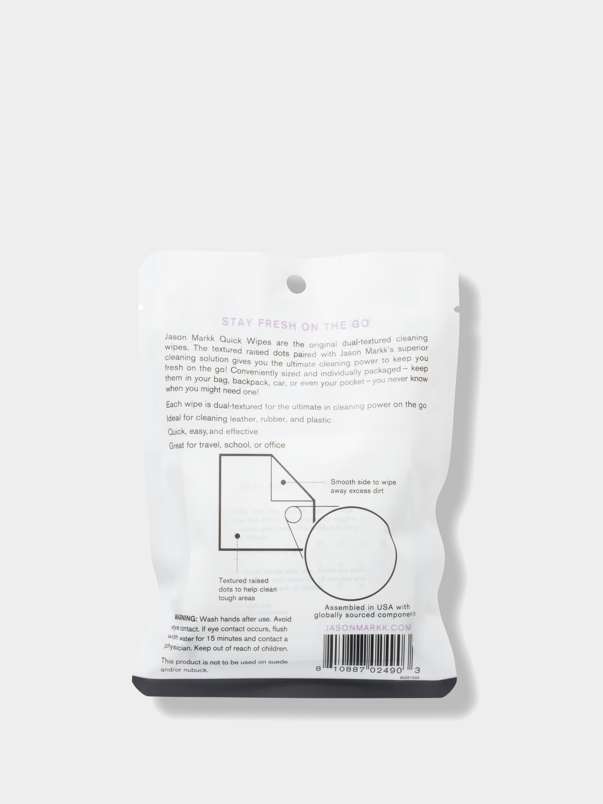 Jason Markk Quick Wipes - Pack of 3 Film (white)