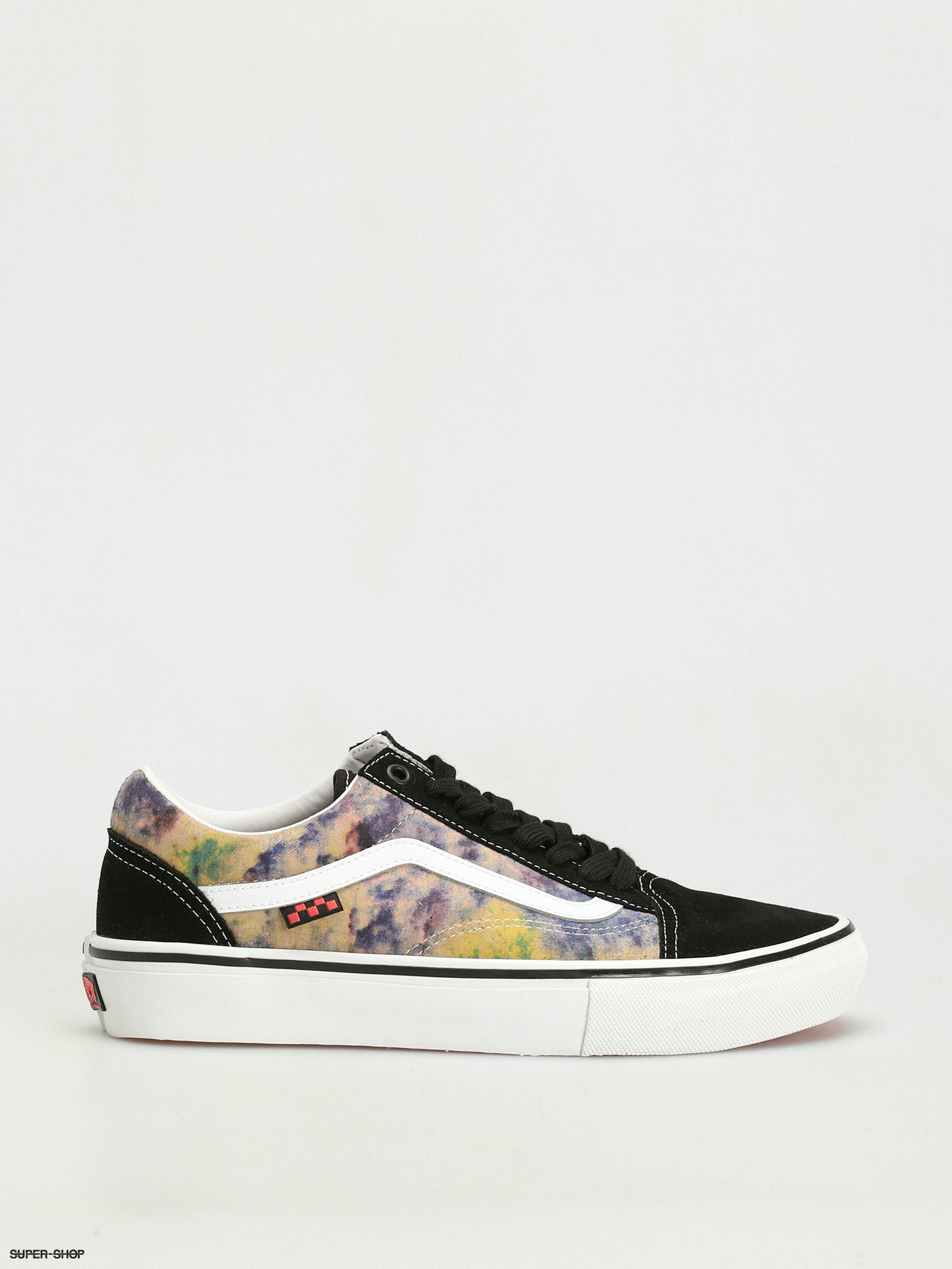 Black and white tie dye vans hotsell