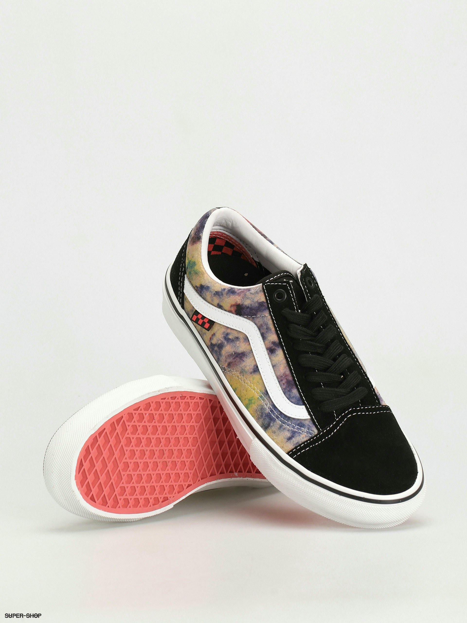 Vans Skate Old Skool Shoes (Tie Dye Terry Black/Multi)
