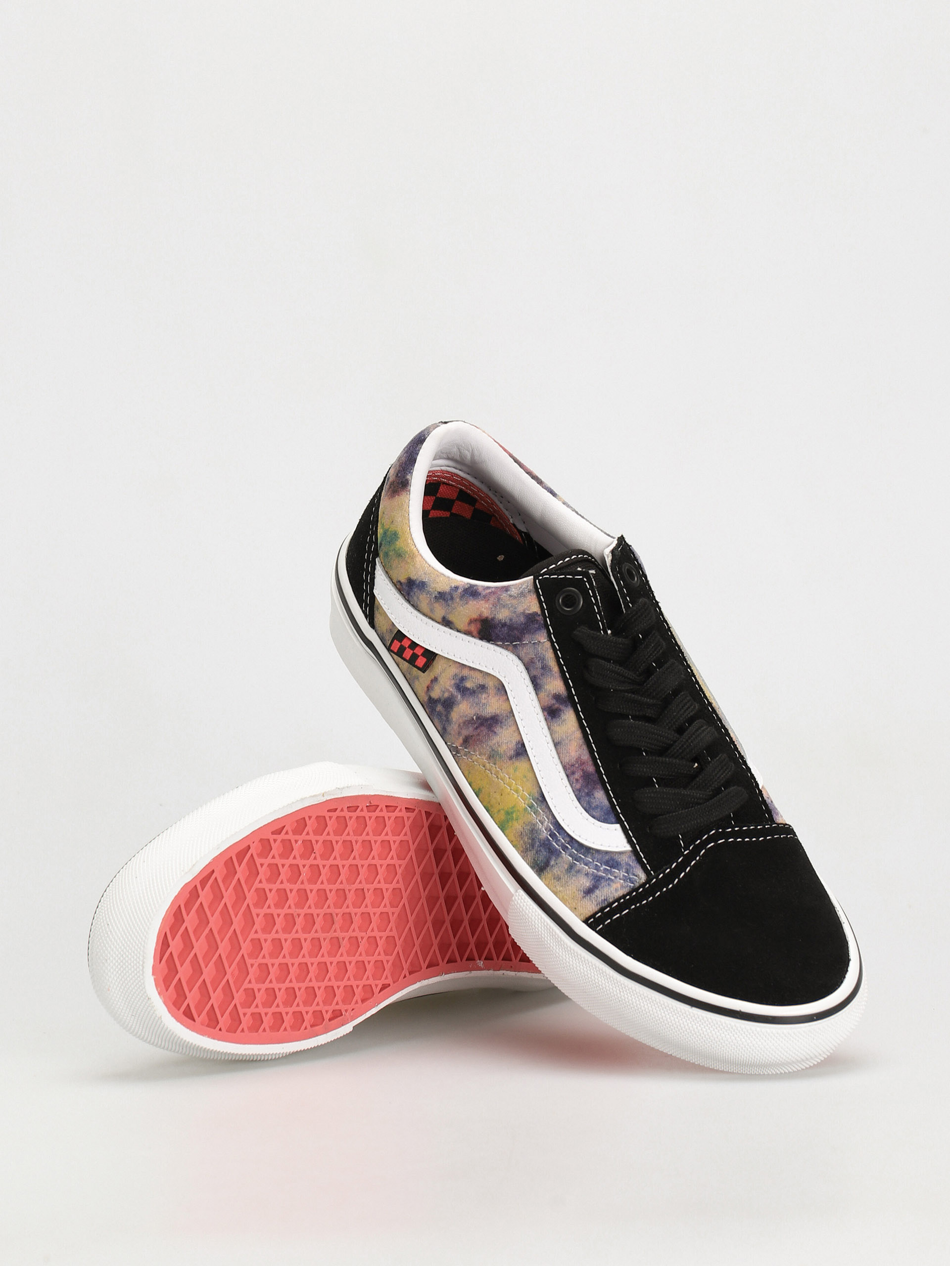 Vans Skate Old Skool Shoes (tie dye terry black/multi)