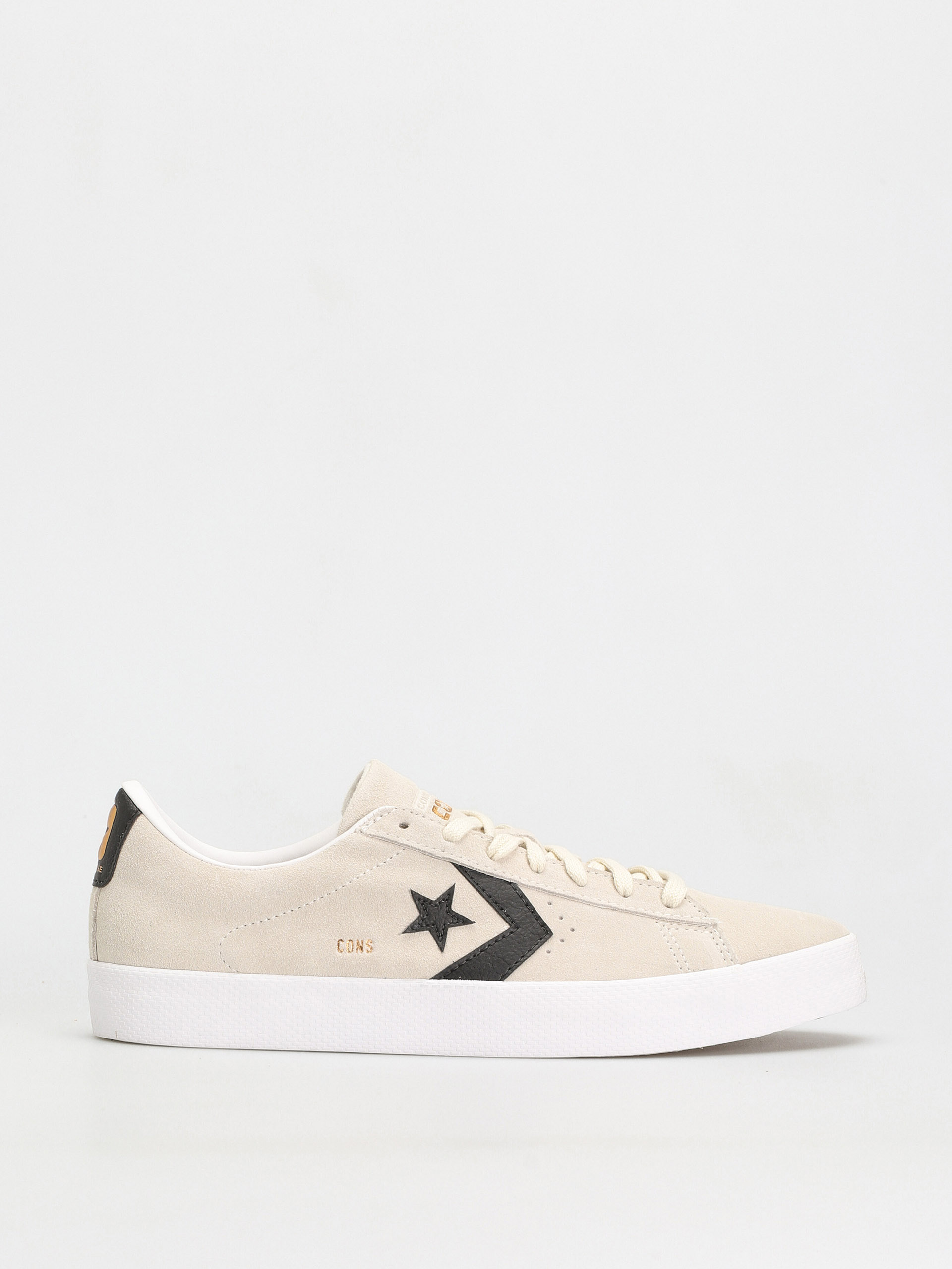 Converse Pro Leather Vulcanized Ox Shoes (egret/black/egret)