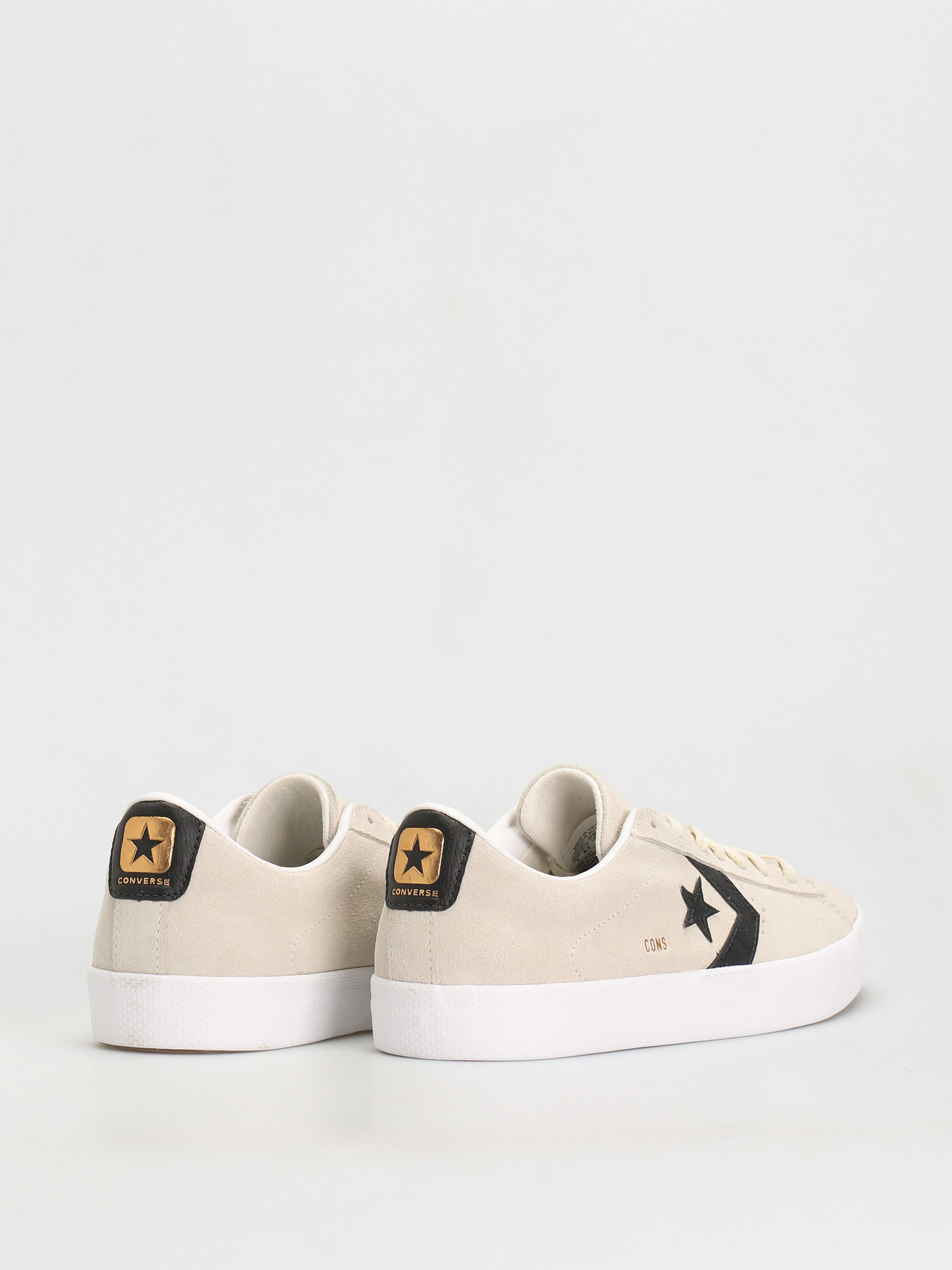 Converse Pro Leather Vulcanized Ox Shoes (egret/black/egret)