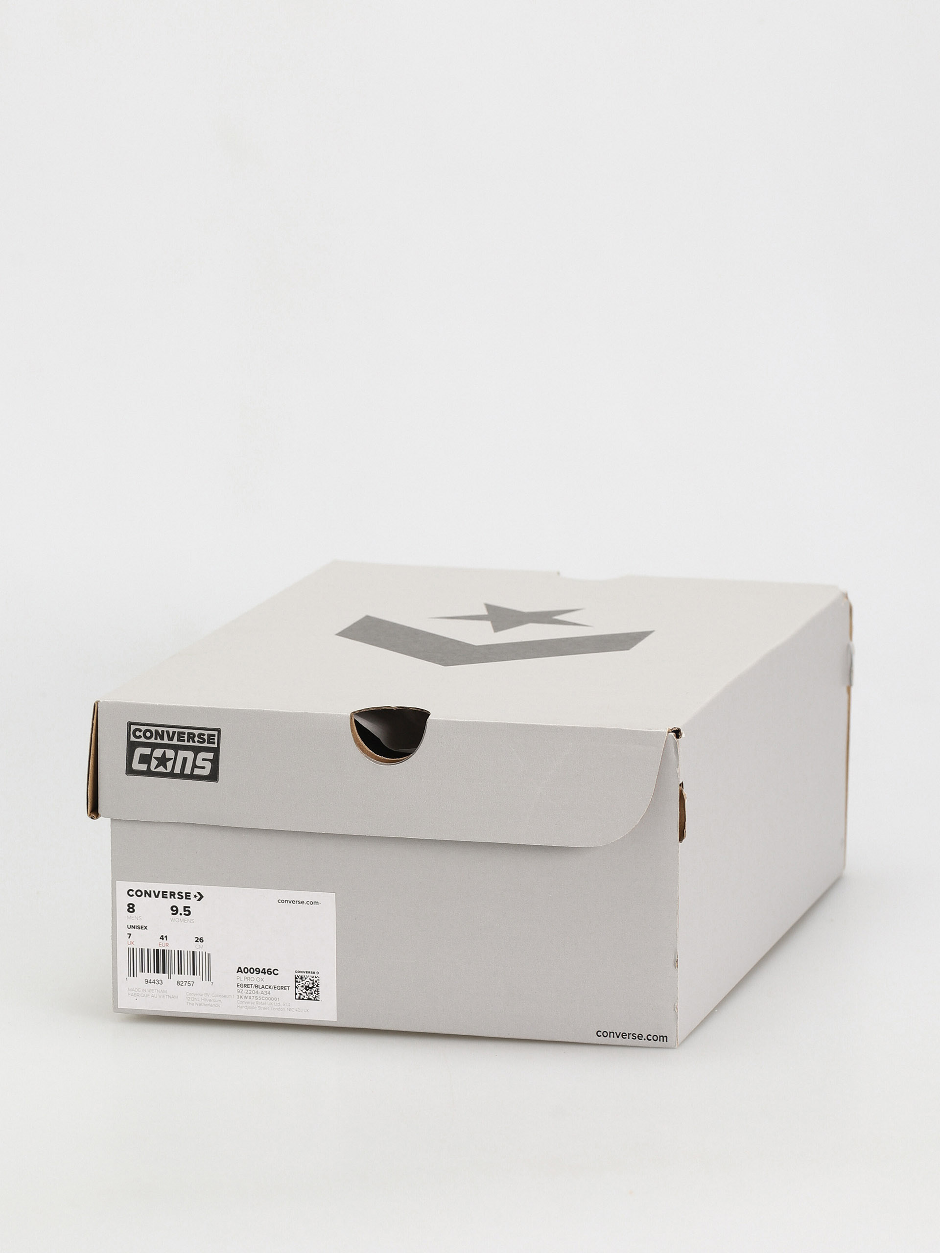 Converse Pro Leather Vulcanized Ox Shoes (egret/black/egret)