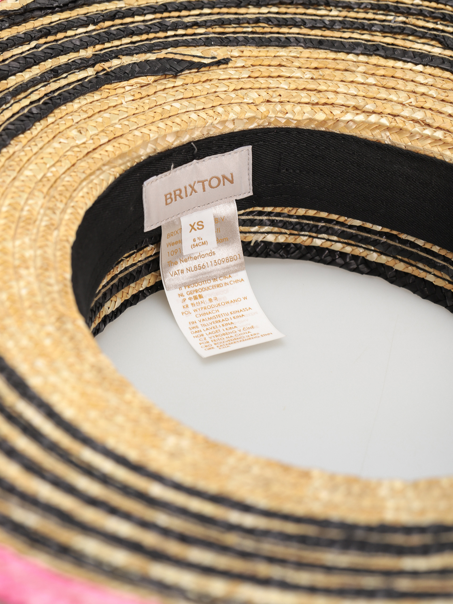 Brixton Joanna Visor Hat Wmn (honey/black/pink)