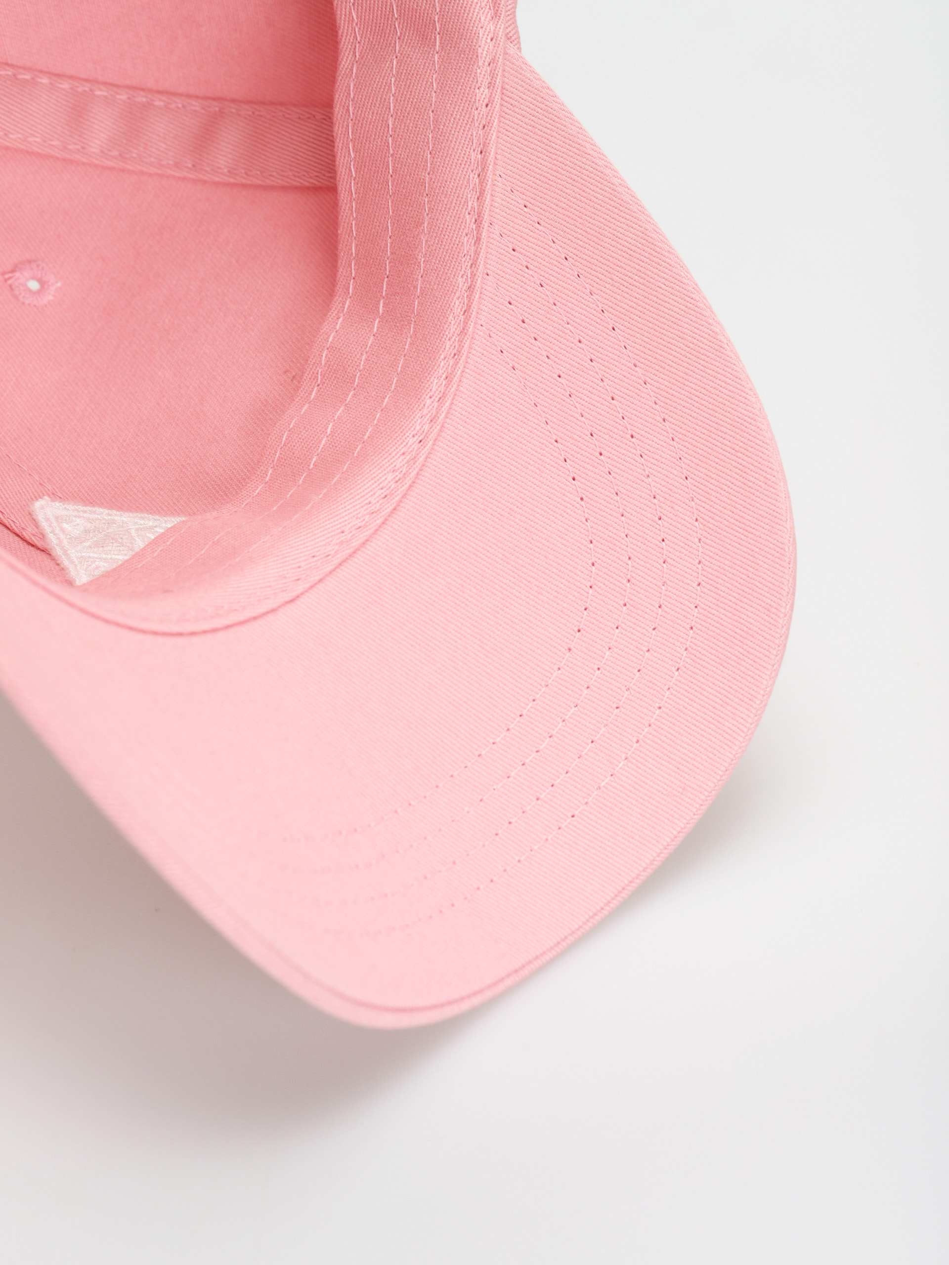 HUF Essentials Triple Triangle Logo CV 6 Panel Cap (coral pink)