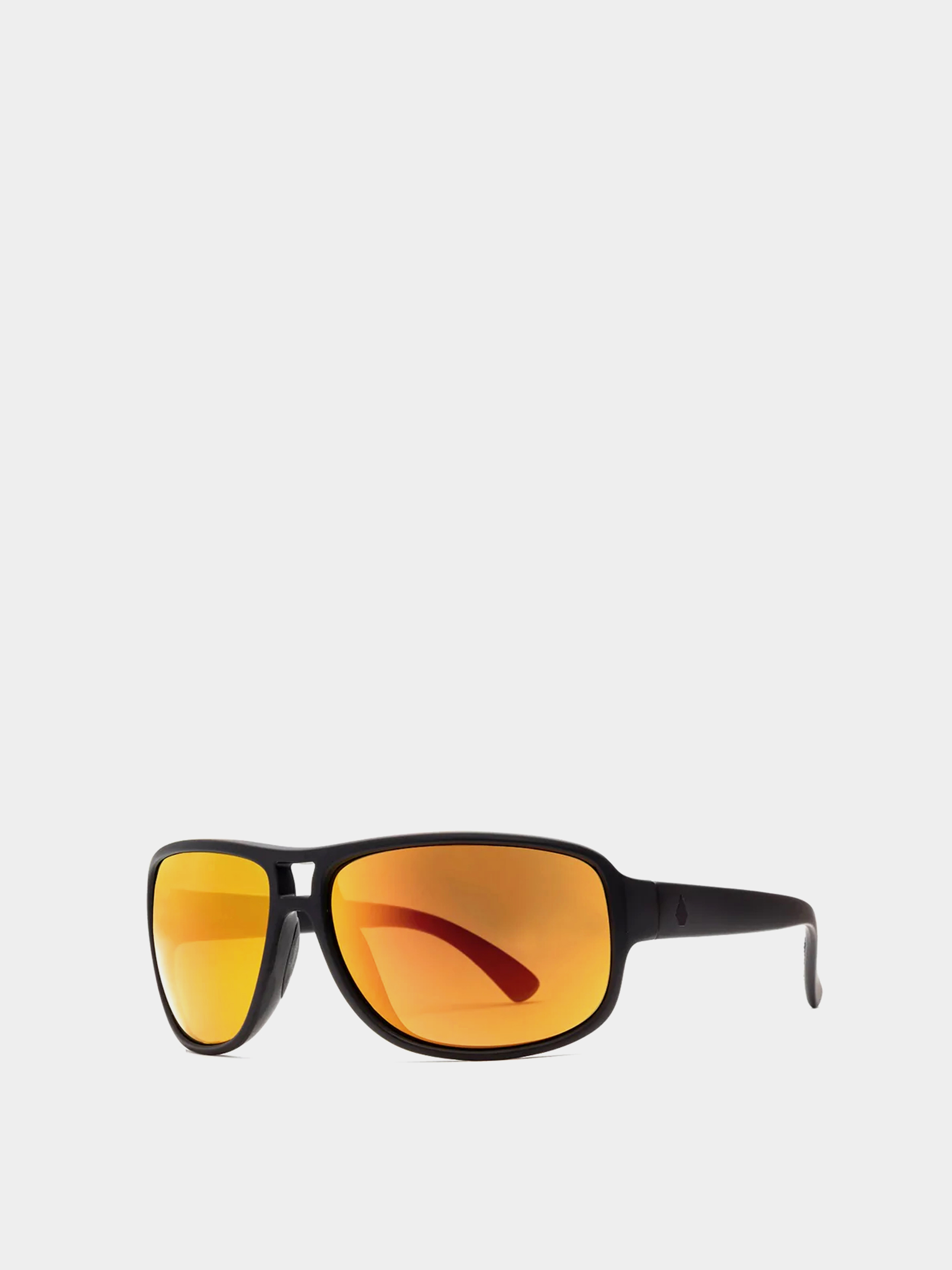Volcom Stoke Sunglasses (matte black/heat mirror)