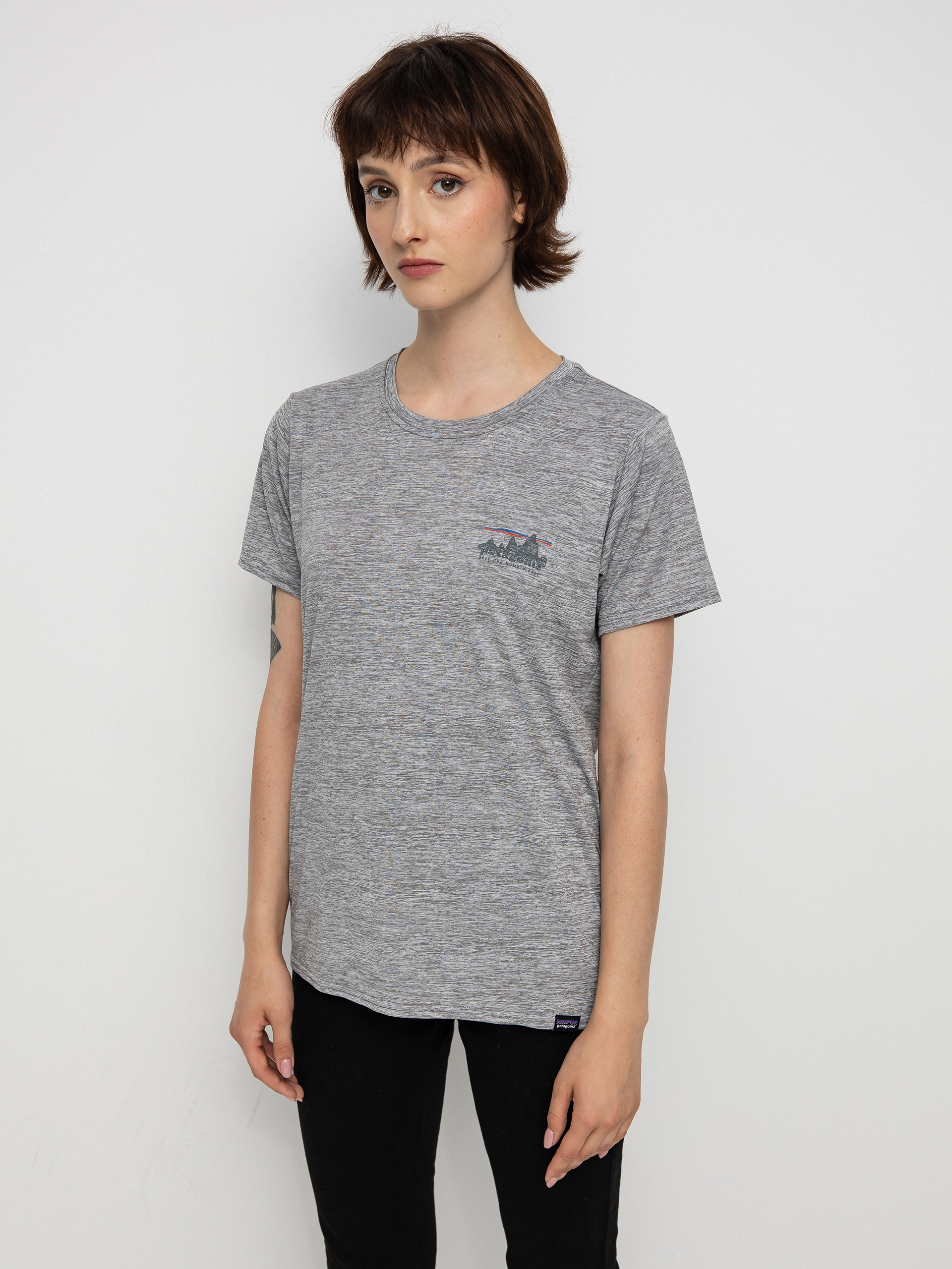 Patagonia Cap Cool Daily Graphic T-shirt Wmn (73 skyline feather grey)