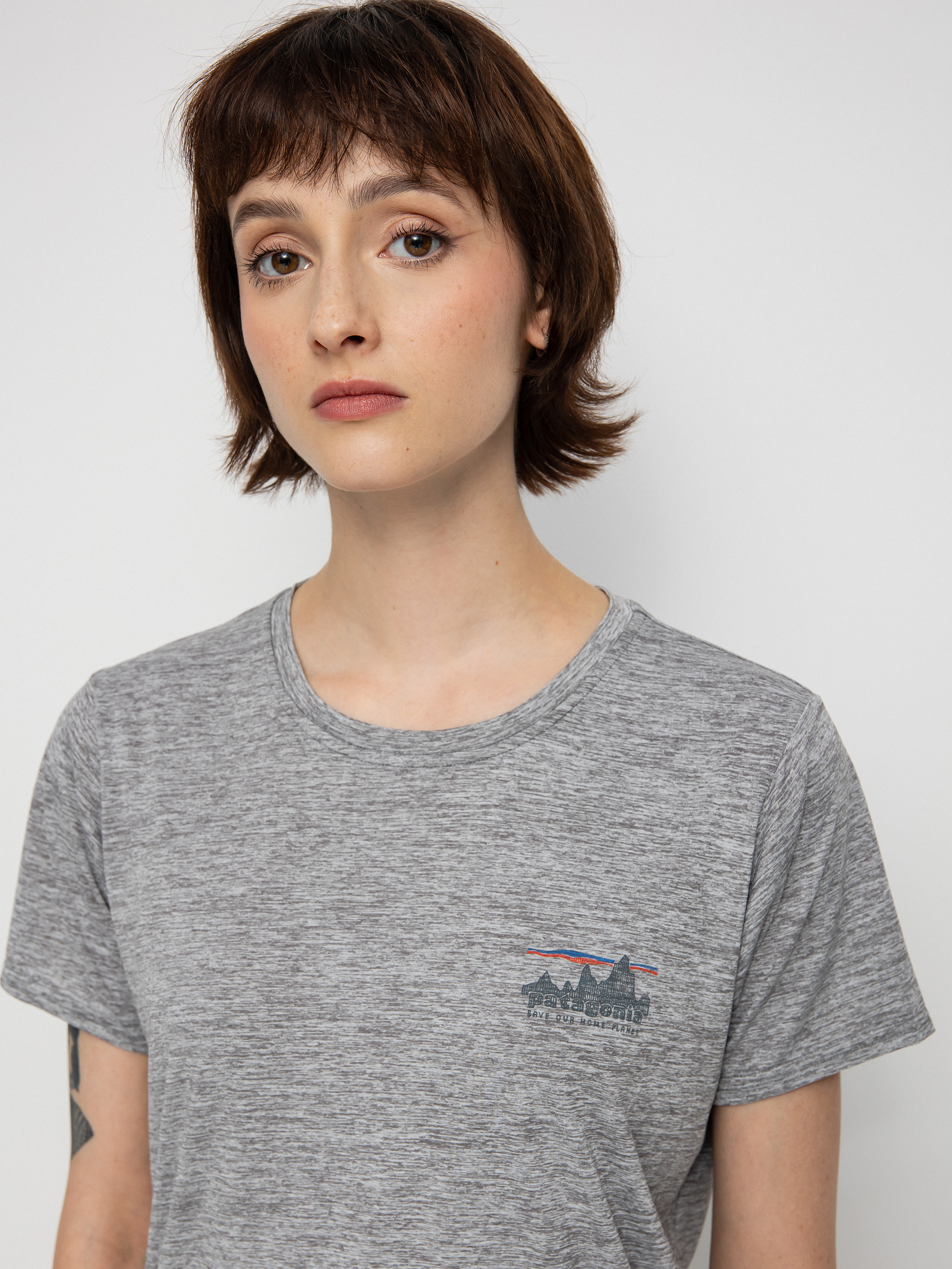 Patagonia Cap Cool Daily Graphic T-shirt Wmn (73 skyline feather grey)