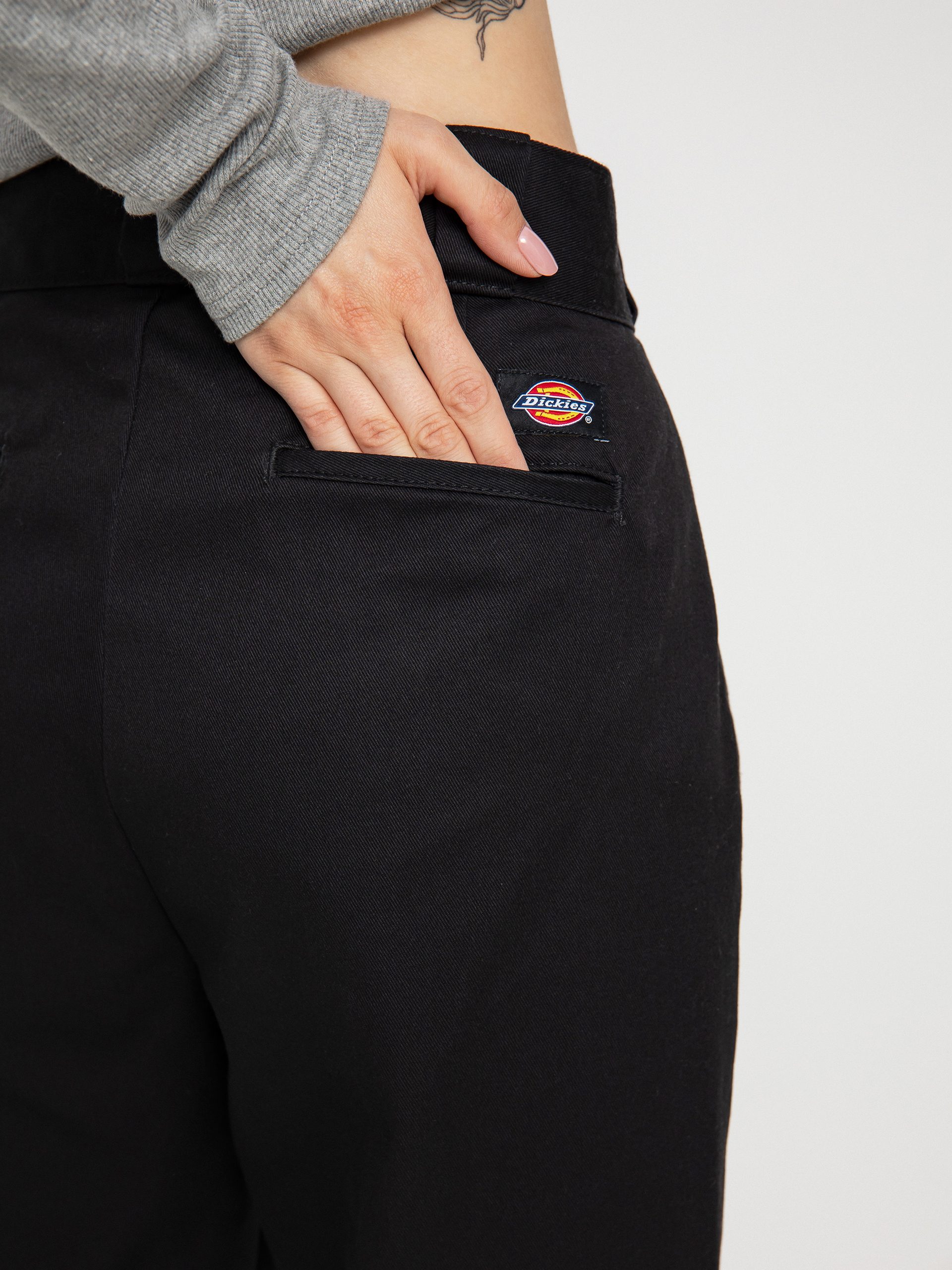 パンツ DICKIES Woman Pants Black DK0A4YH1 BLK Dickies Elizaville Pants Wmn - black (black)