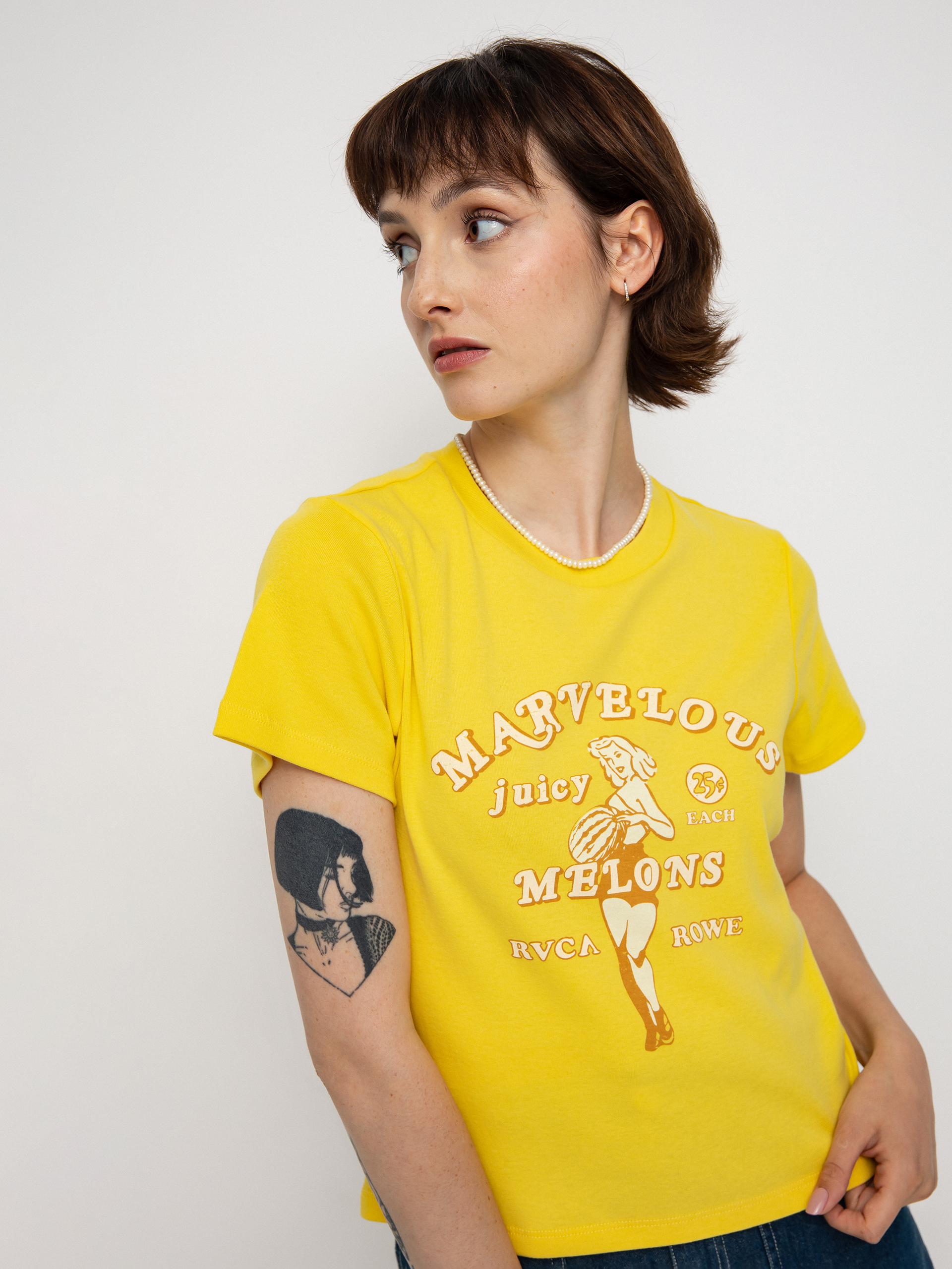 RVCA Marvelous Melons T-shirt Wmn (yellow fade)