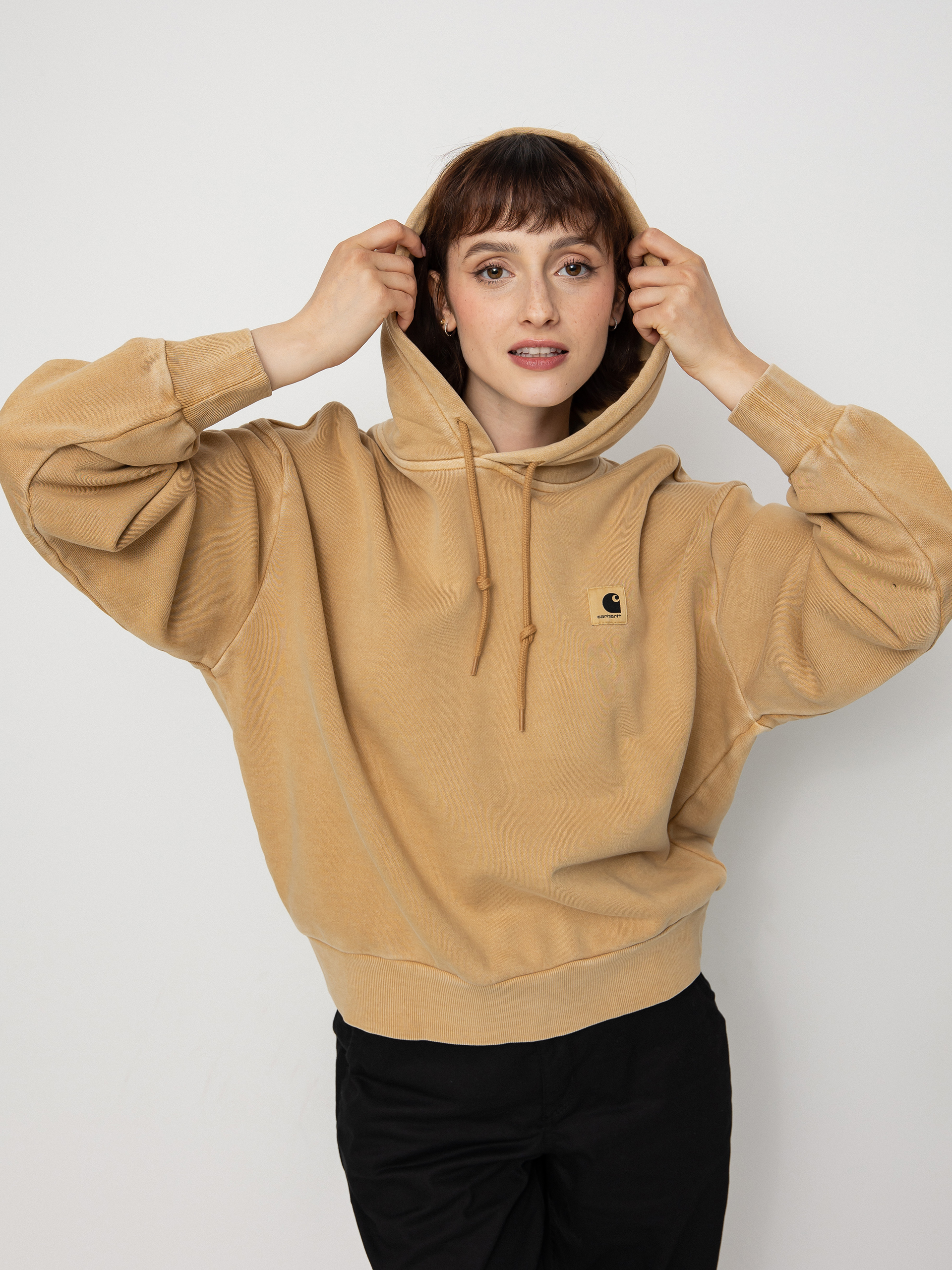 Carhartt WIP Nelson HD Hoodie Wmn brown (dusty h brown)