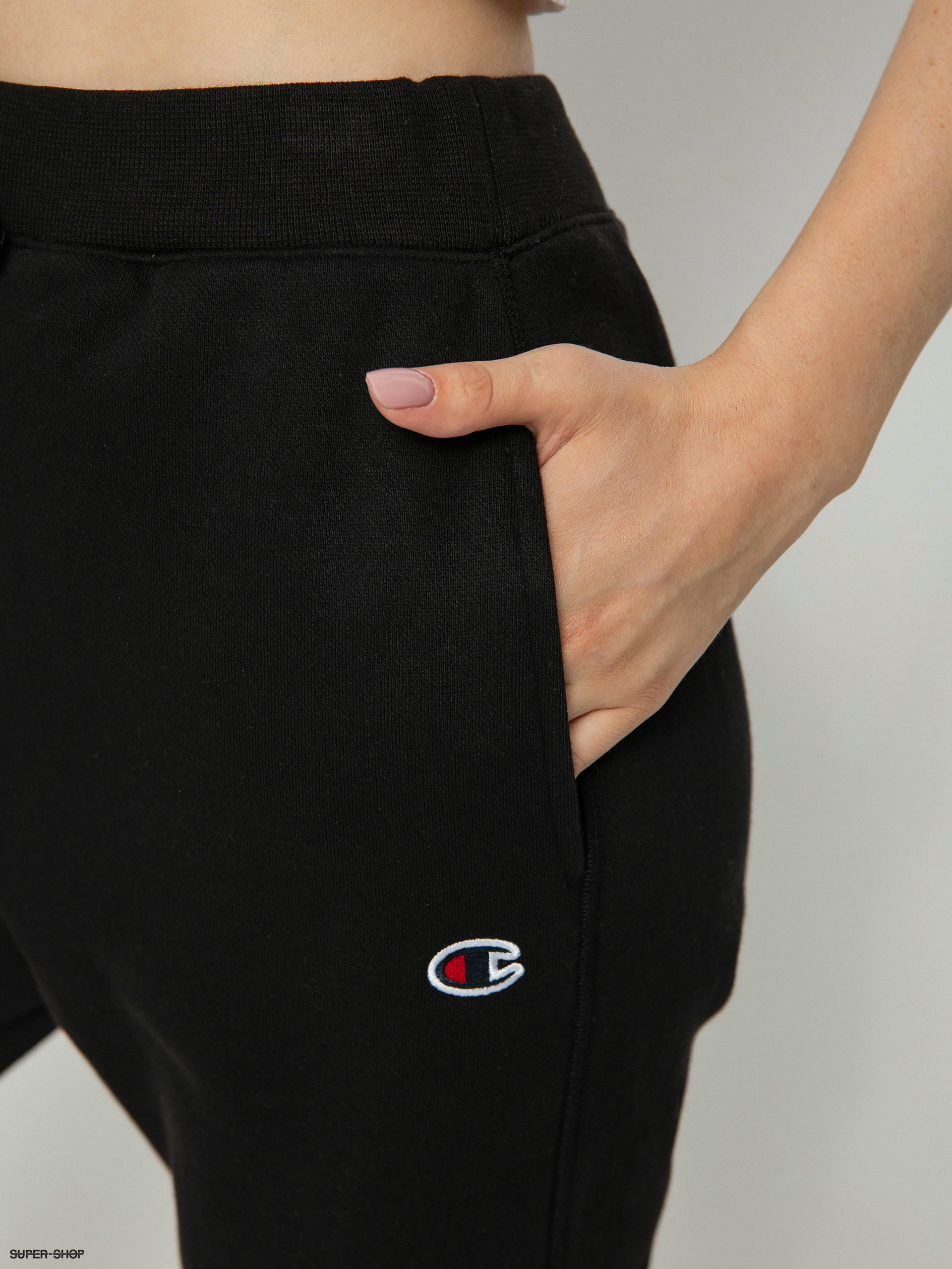 Champion Reverse Weave Black Joggers Sweatpants