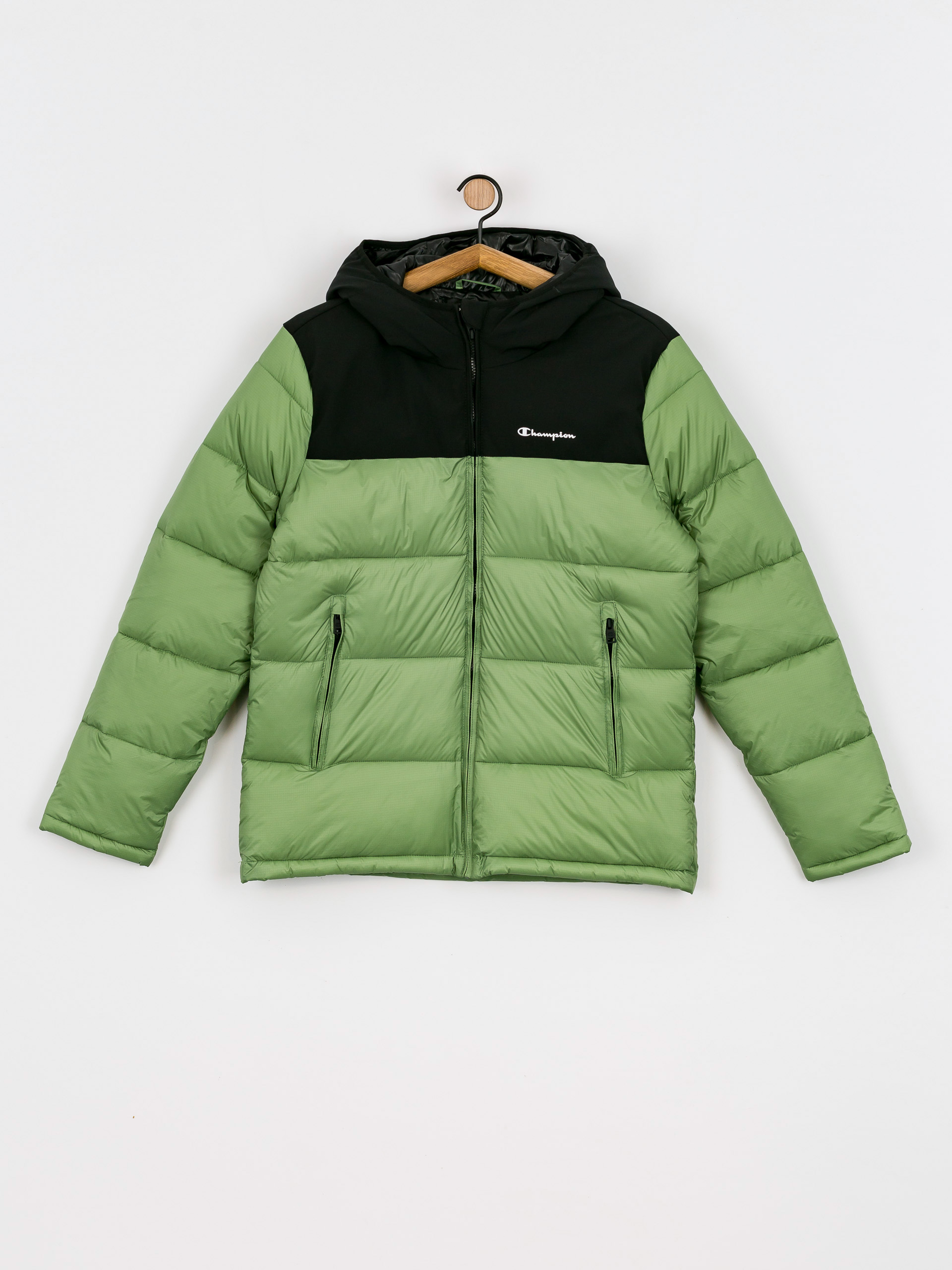 Champion Legacy Hooded Jacket 218080 Jacke (sgr/nbk)